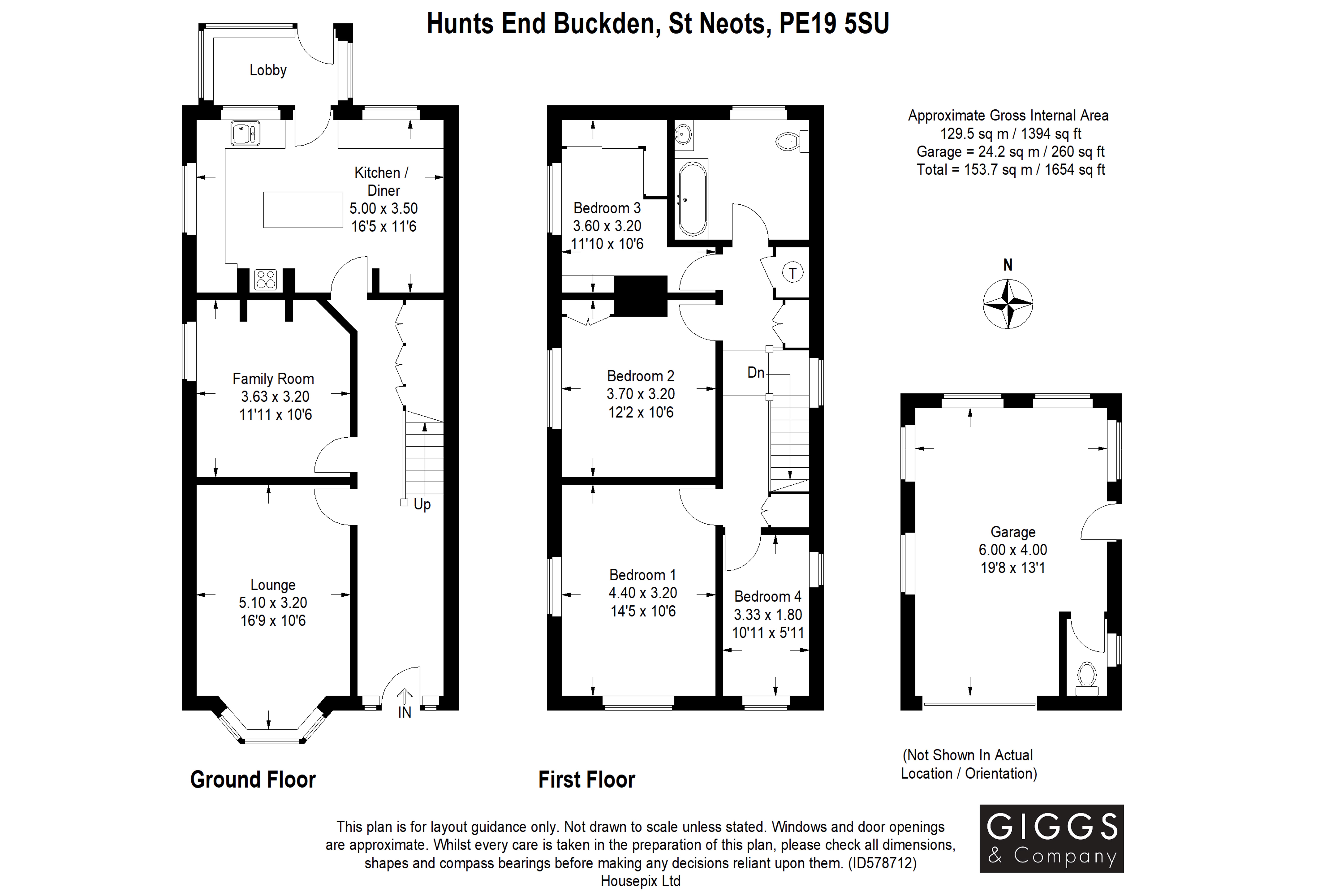 4 bed country house for sale in Hunts End, Buckden, St. Neots