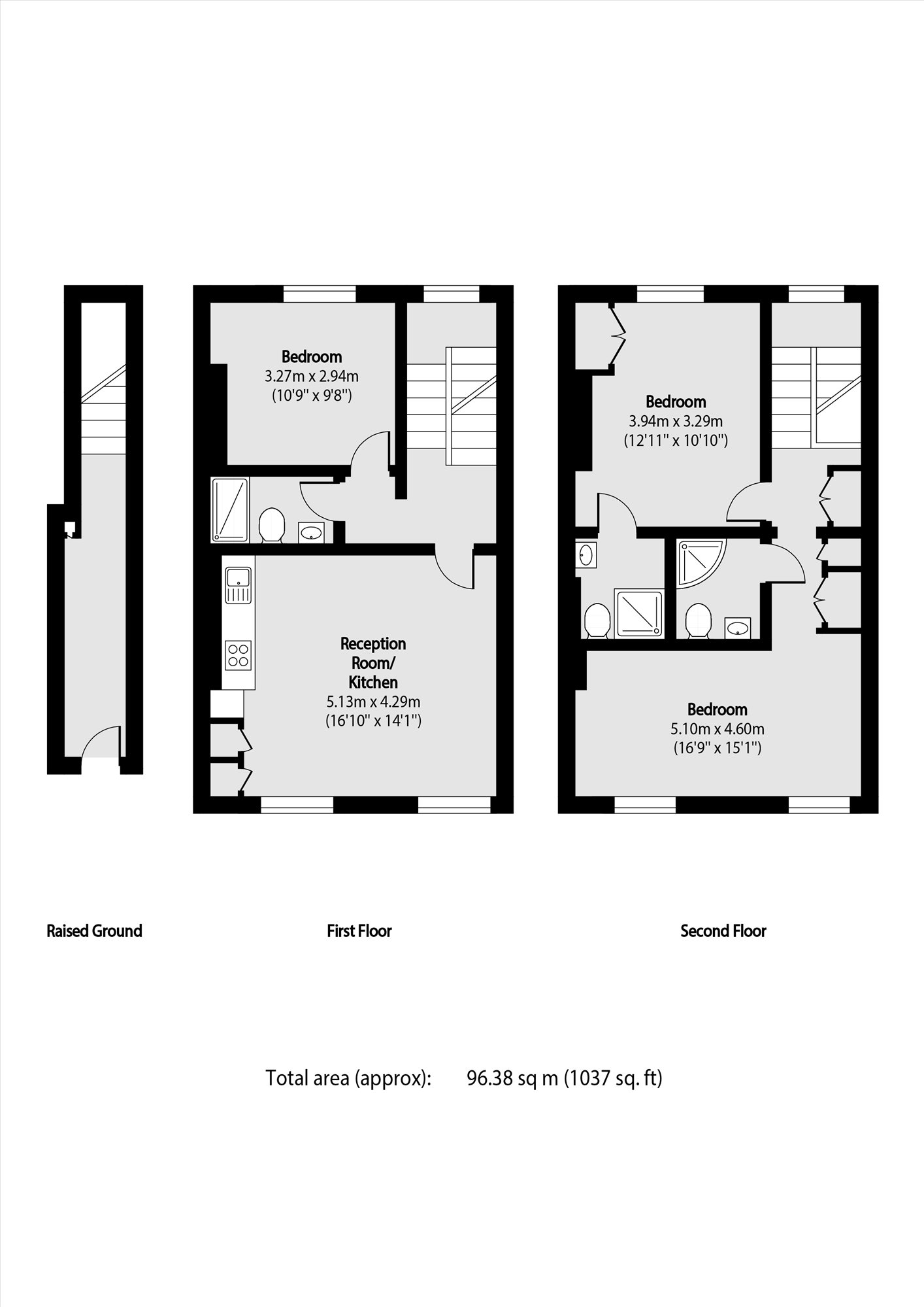 45B, Adelaide Grove, London floorplan