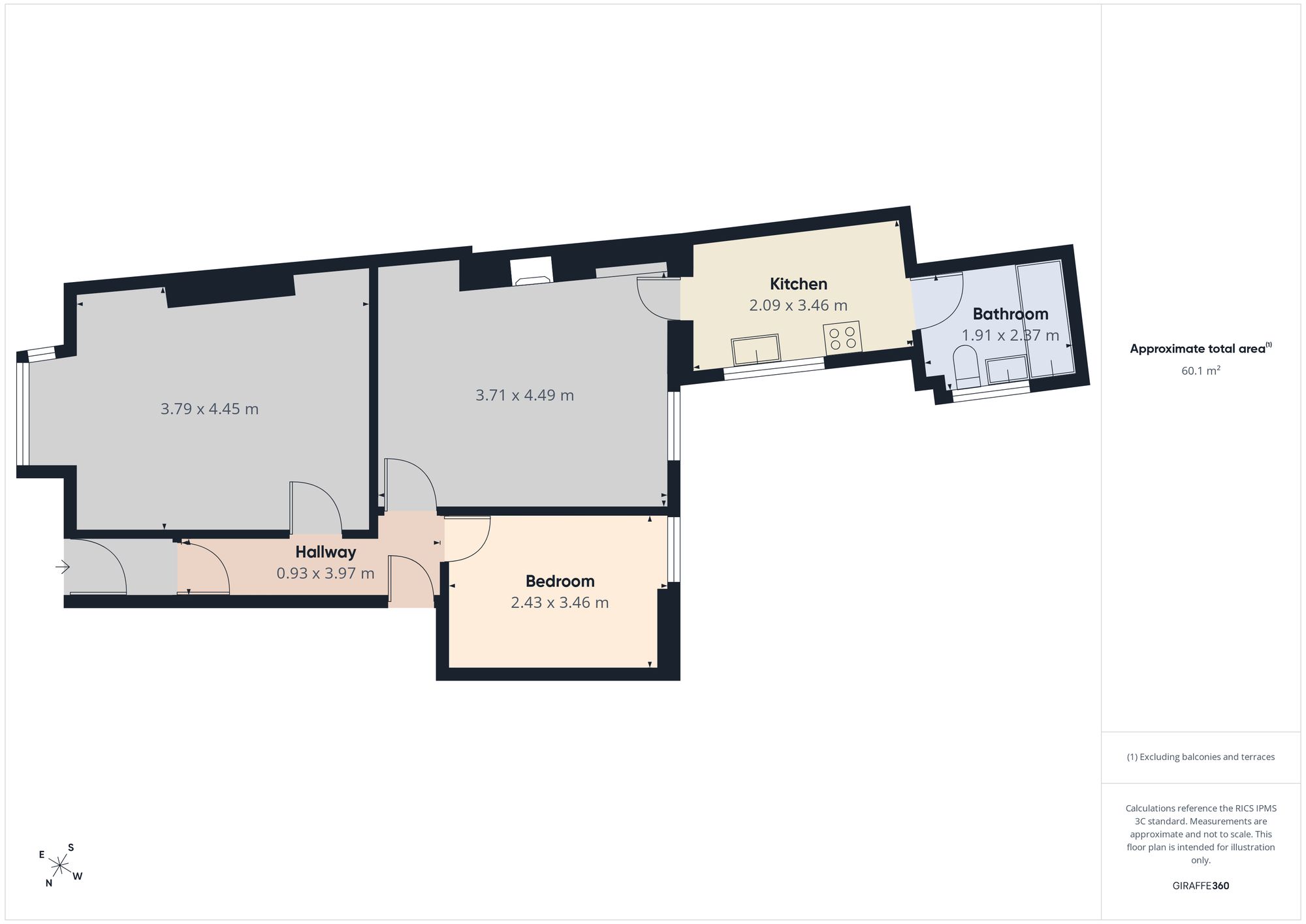 22 Marlborough Street North, South Shields floorplan