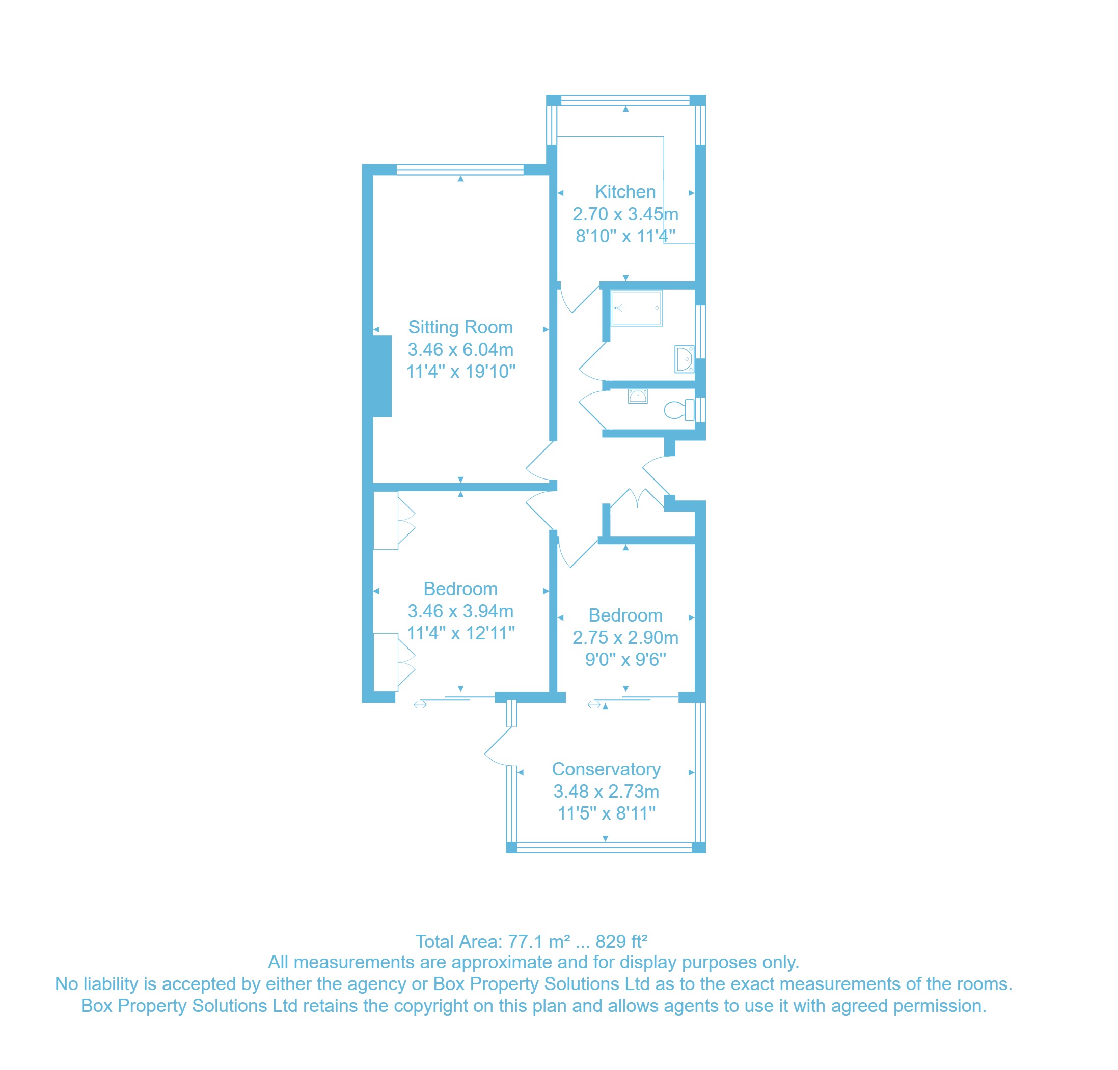 48, Moor Croft, West Yorkshire floorplan
