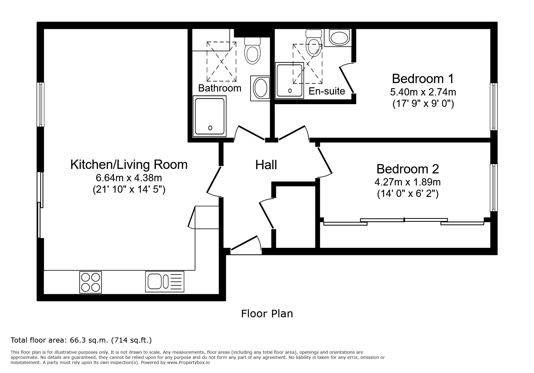 Chapel Court, Pyrford Close floorplan