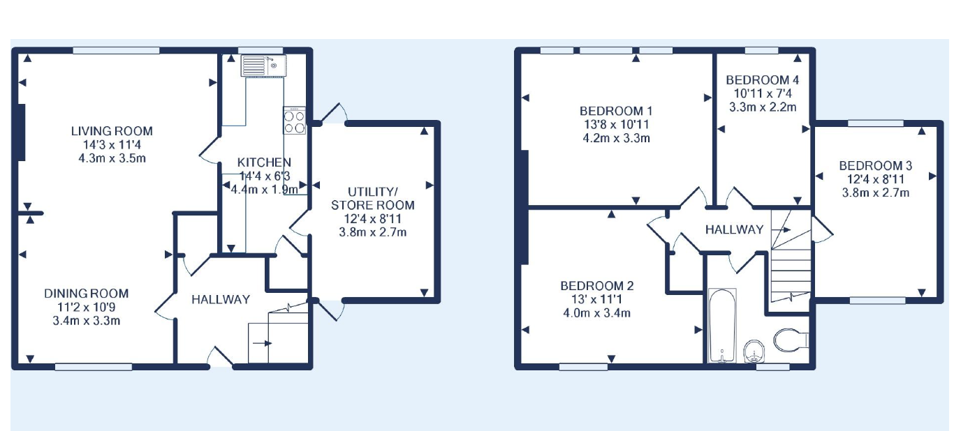 Throgmorton Road, Bristol floorplan