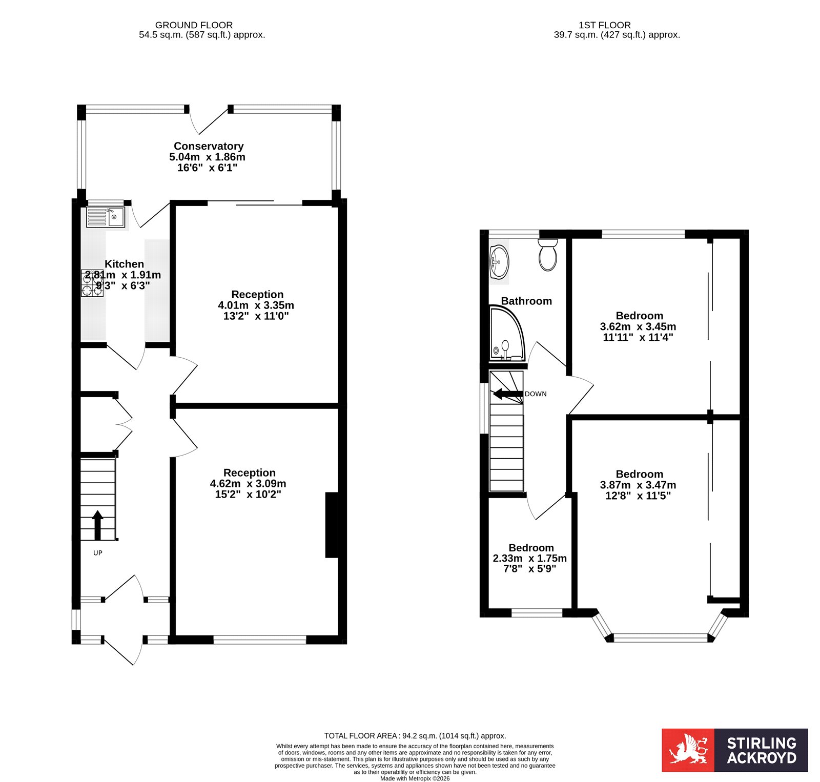 17, Kynaston Crescent, Thornton Heath floorplan