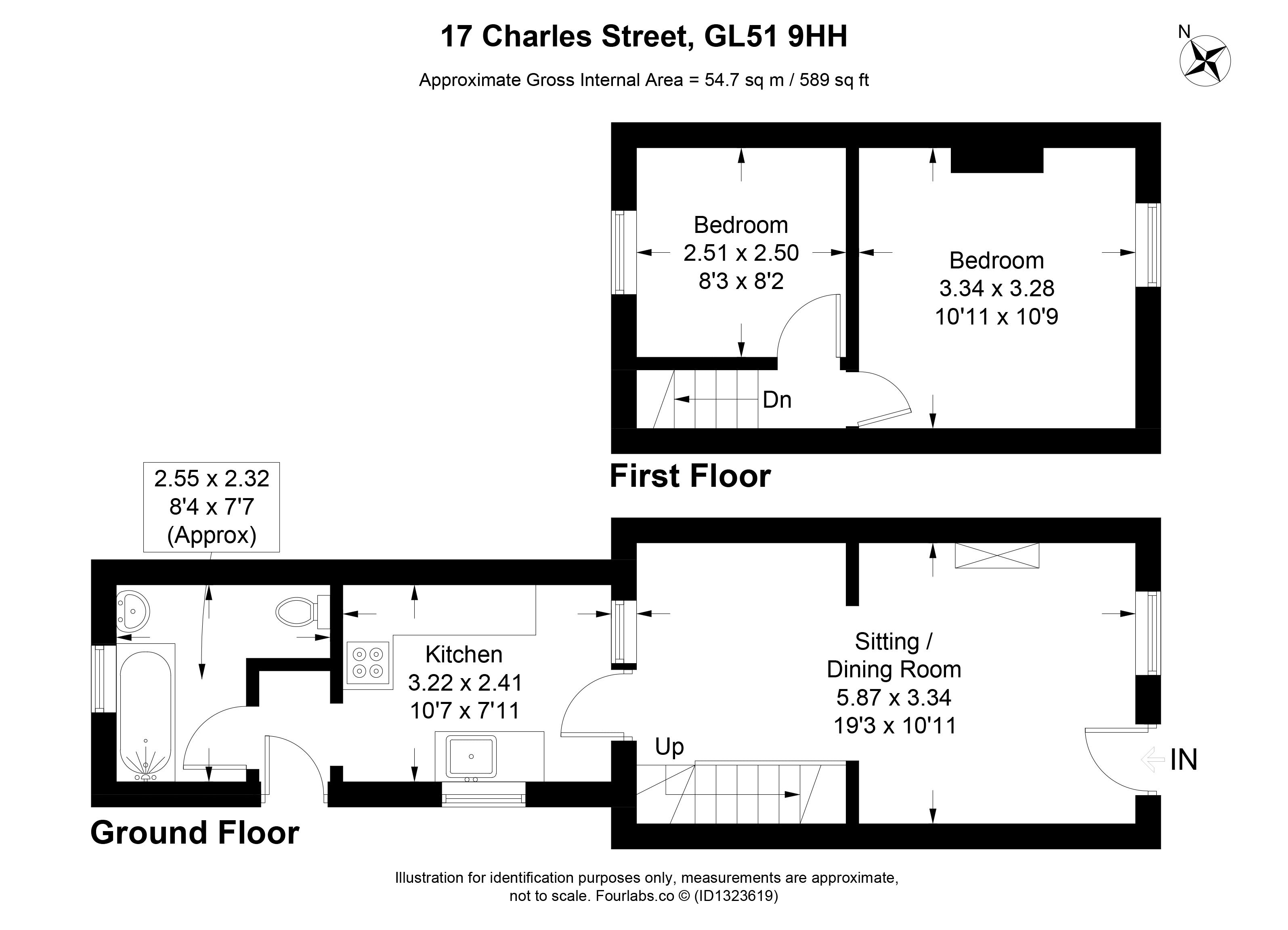 17, Charles Street, Cheltenham floorplan