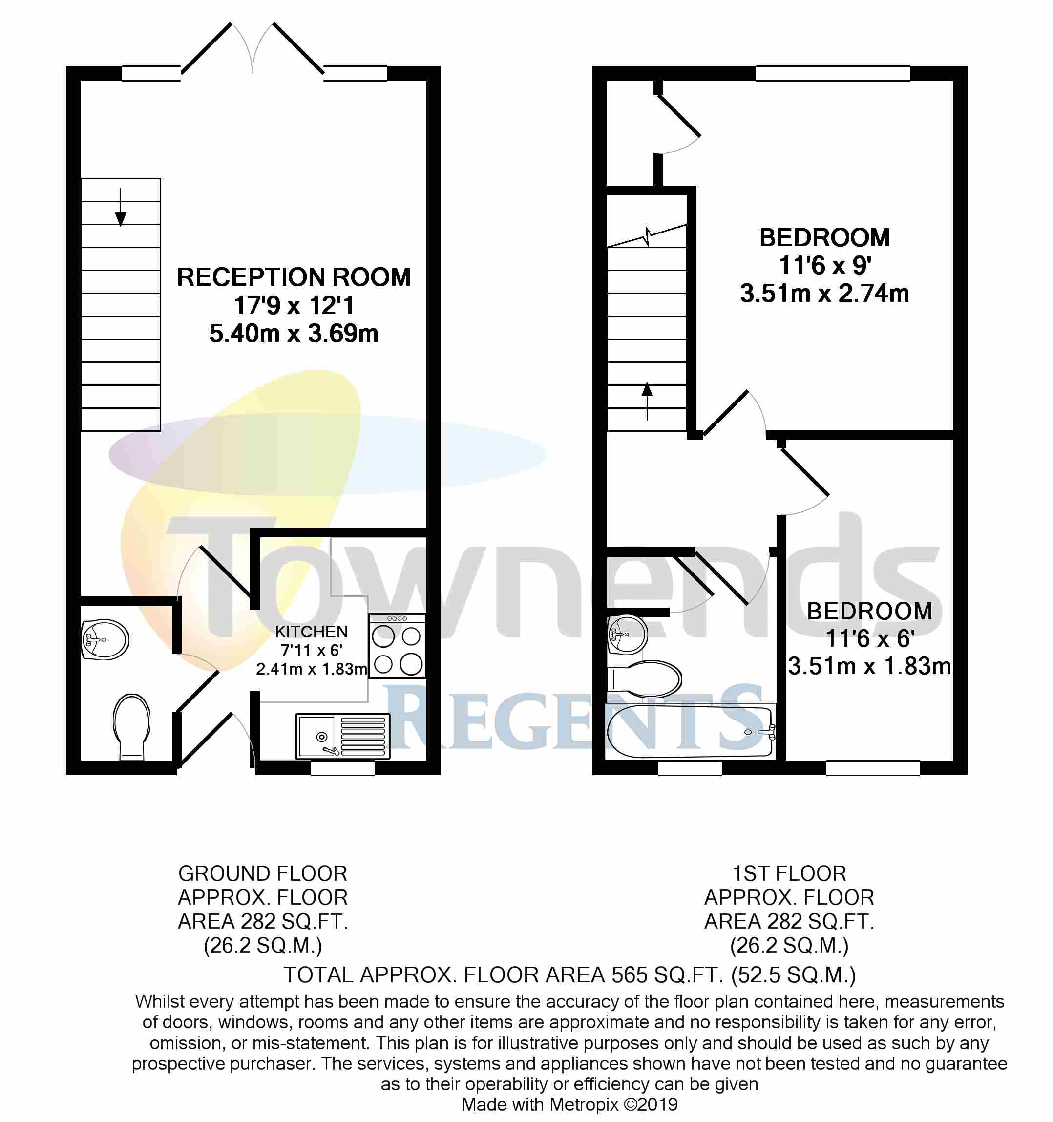 2 Bedrooms End terrace house for sale in Seymour Way, Sunbury-On-Thames, Surrey TW16