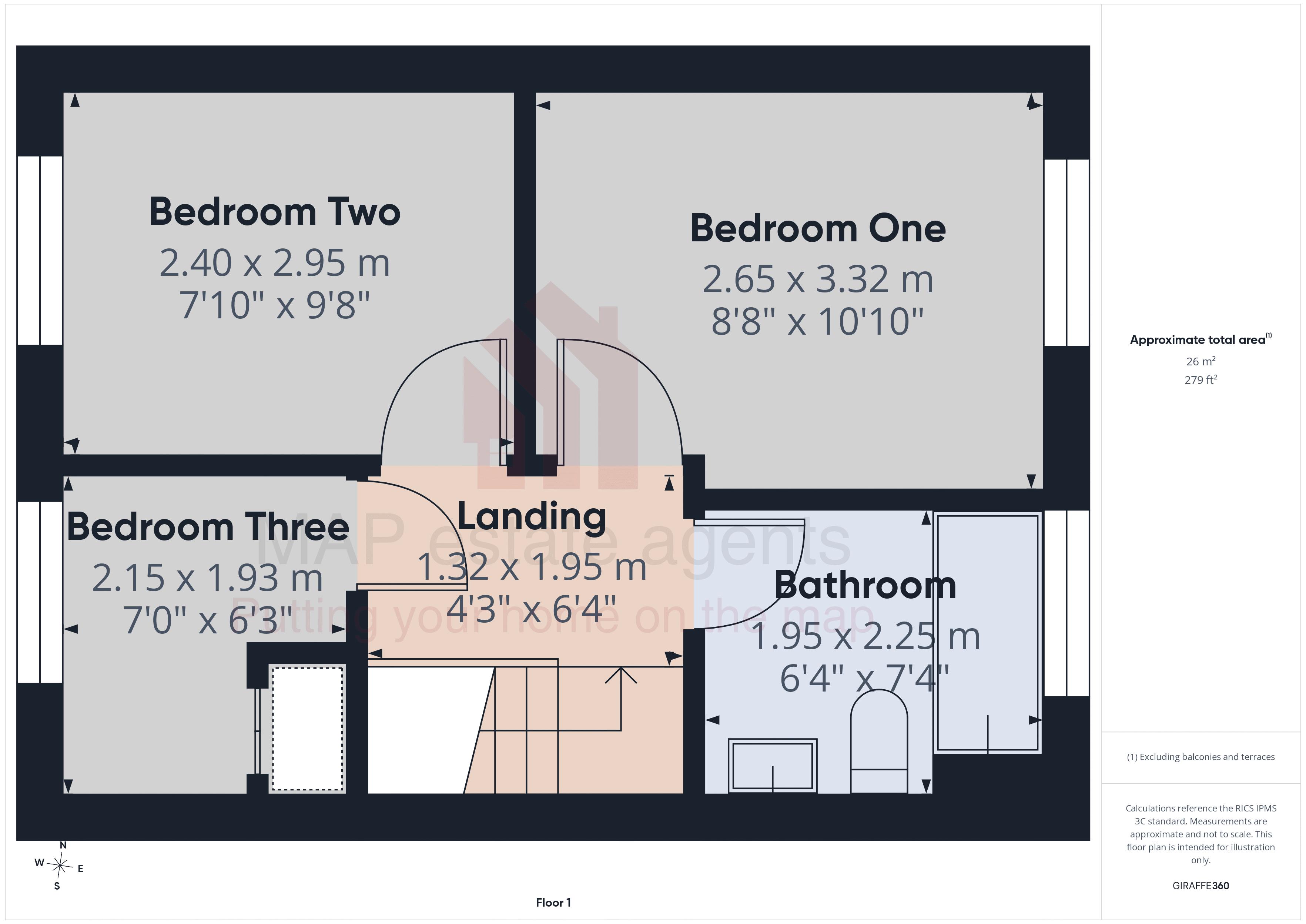 Headland Road, St. Ives floorplan