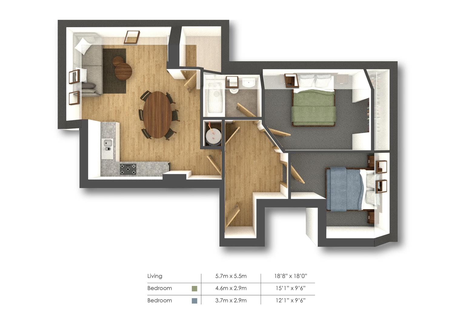 11 Jubilee Court, 8 Station Road, Horley floorplan