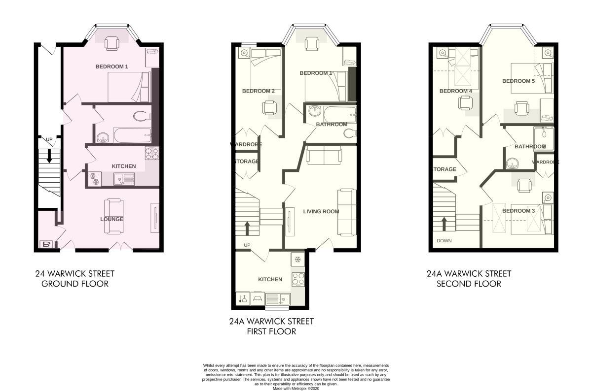 24A, Warwick Street, Newcastle floorplan