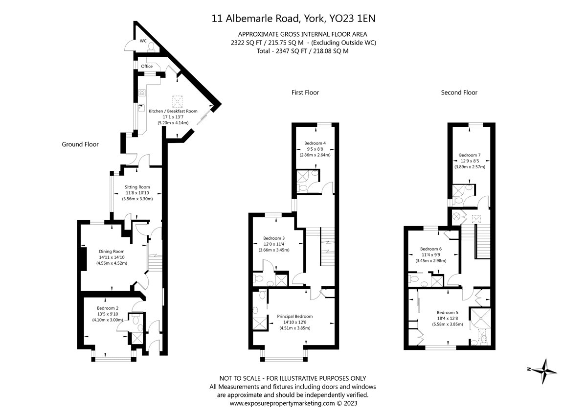 13, Albemarle Road, North Yorkshire floorplan