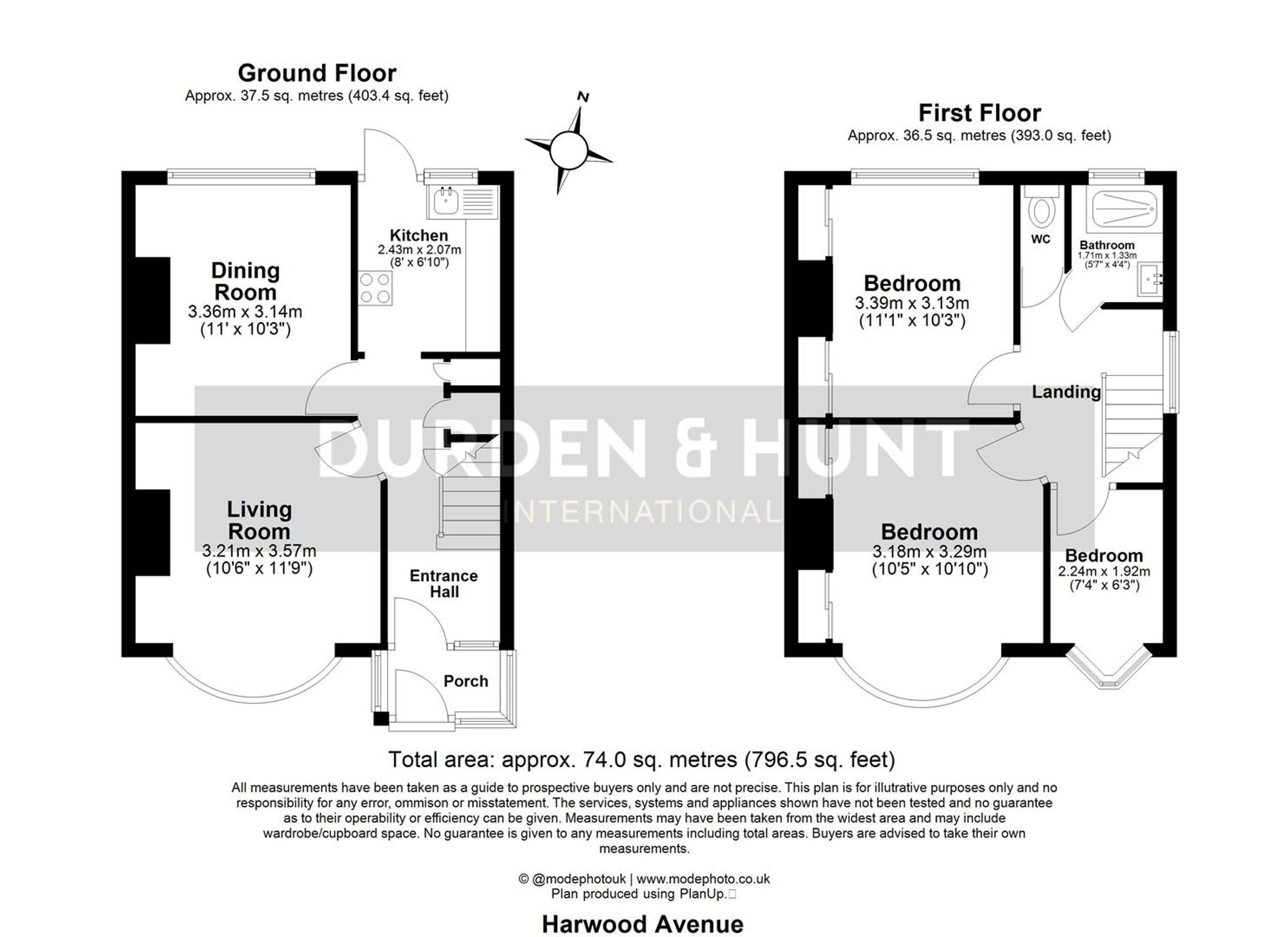 71 Harwood Avenue, Hornchurch floorplan