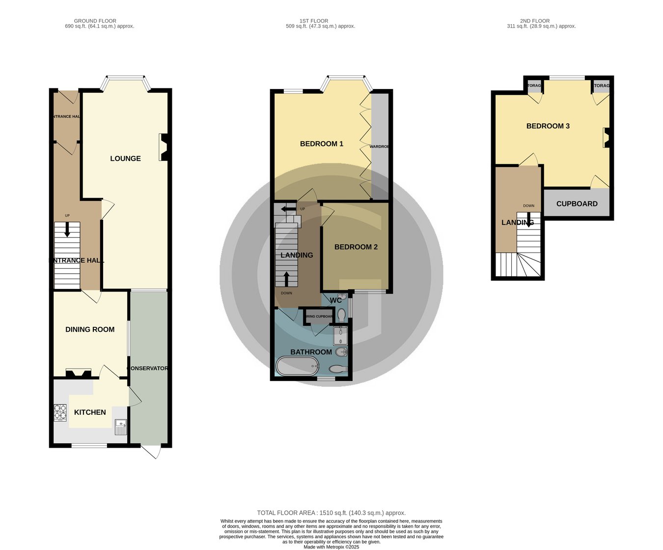 26, Cornwall Road, Bexhill on Sea floorplan
