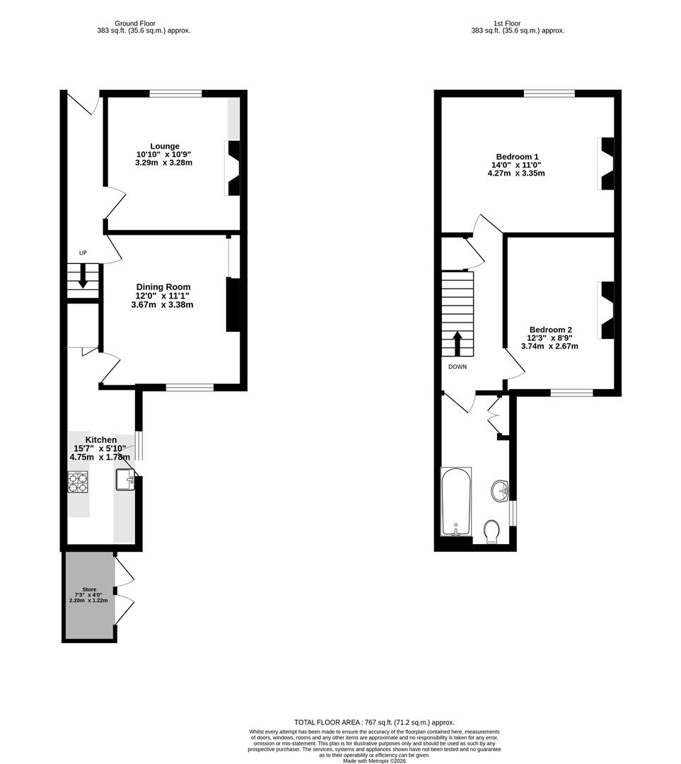 12 Eldon Terrace, York floorplan