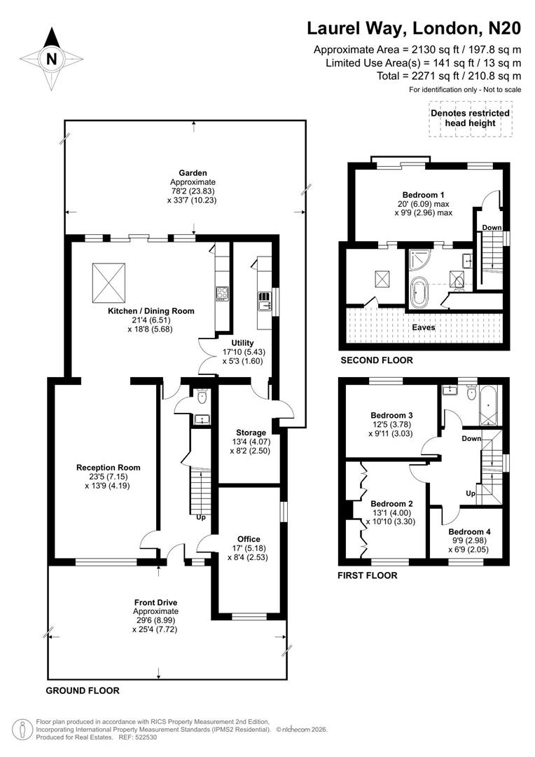 84, Laurel Way, Totteridge floorplan