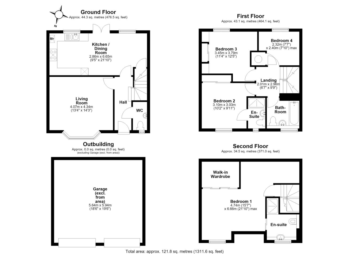2, Knights Orchard, Whittlesford, Cambridge floorplan