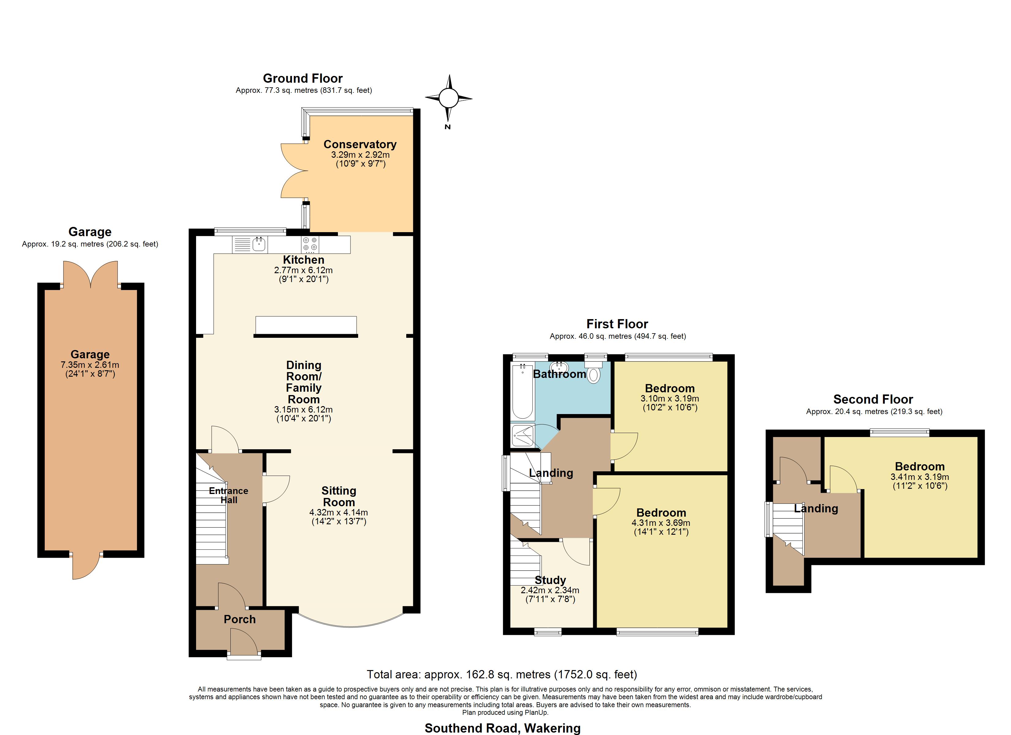 Redlands,, Southend Road, Southend-on-Sea floorplan