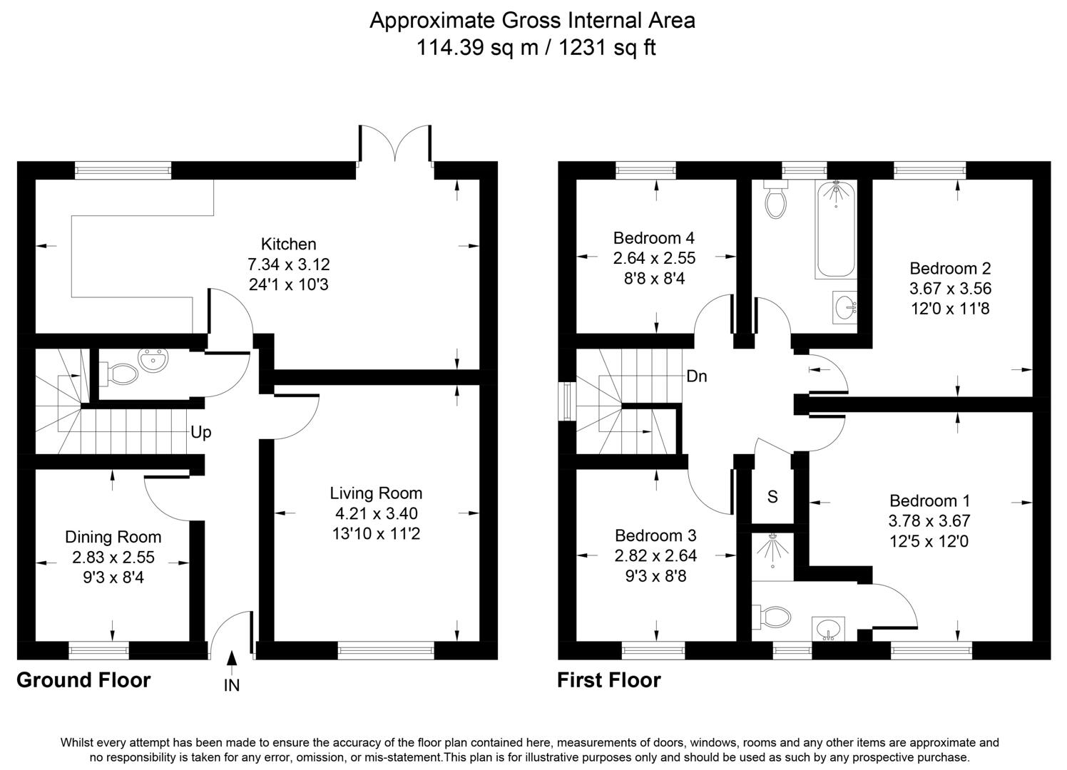28, Woodlands Way, Leeds floorplan