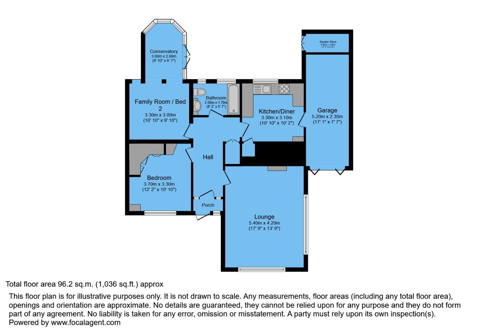 32, Edinburgh Road, Chesterfield floorplan