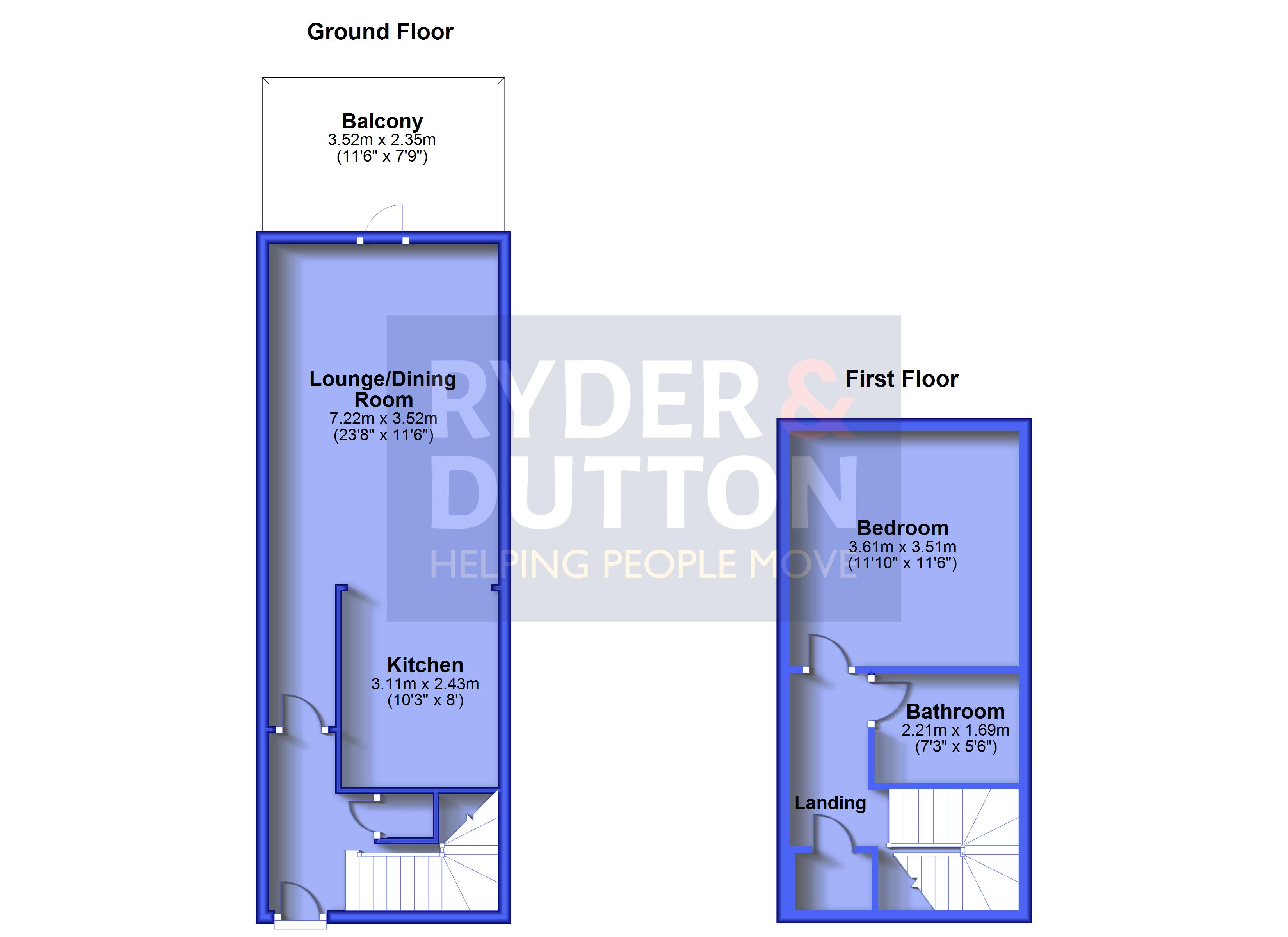 154, Titanic Mill, Huddersfield floorplan