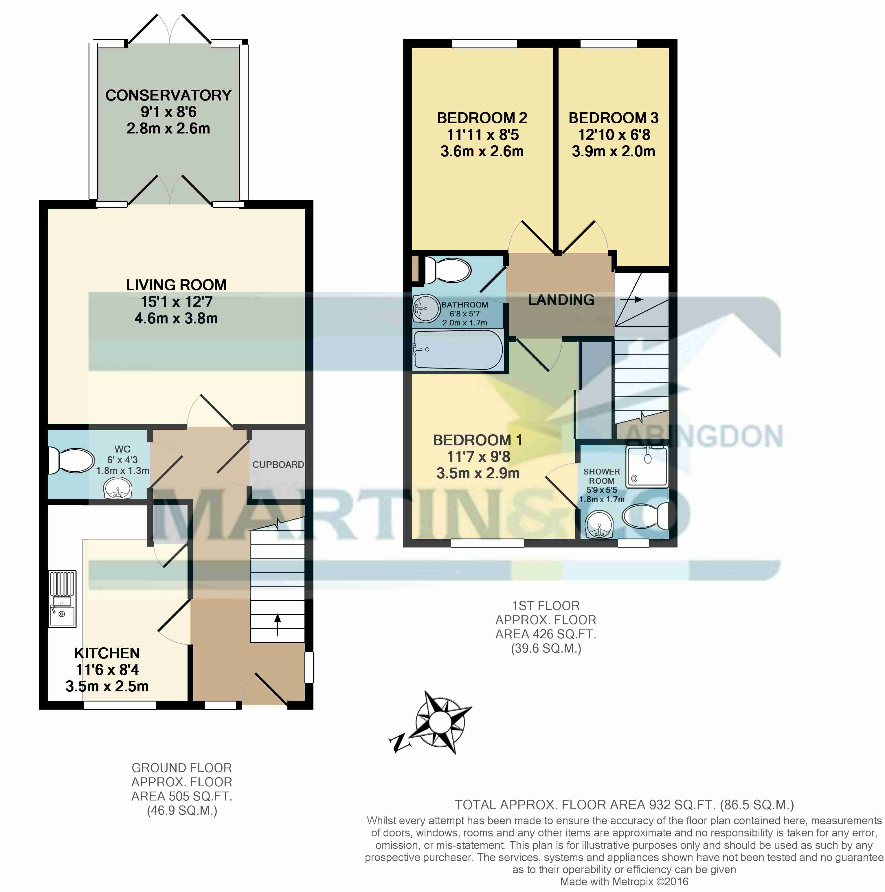 11, The Avenue, Didcot floorplan