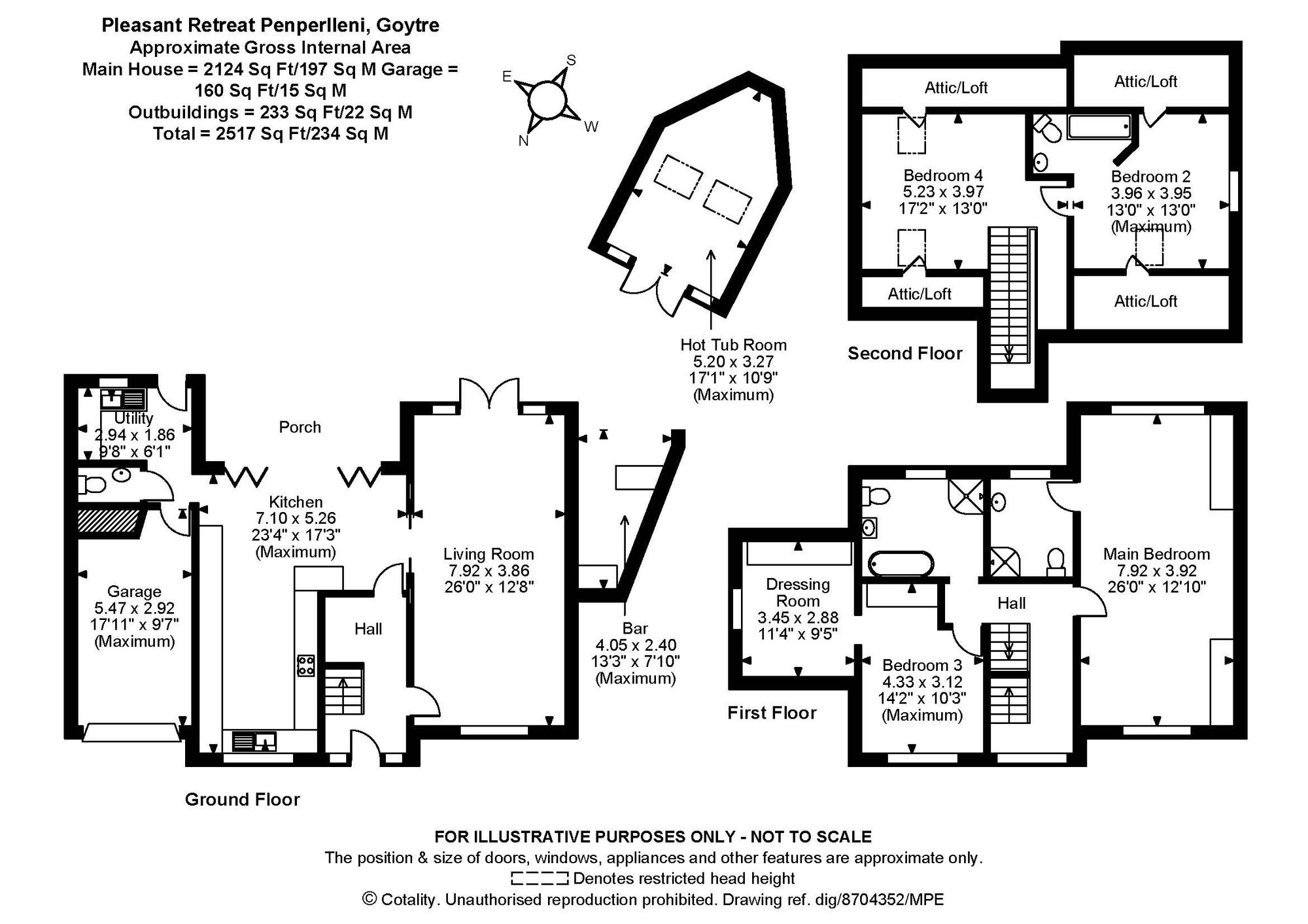 5, Pleasant Retreat, Penperlleni, Goytre, Monmouthshire NP4 0AJ floorplan
