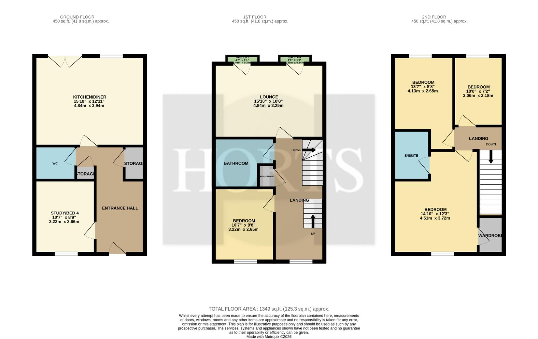 141, High Street, Northampton floorplan