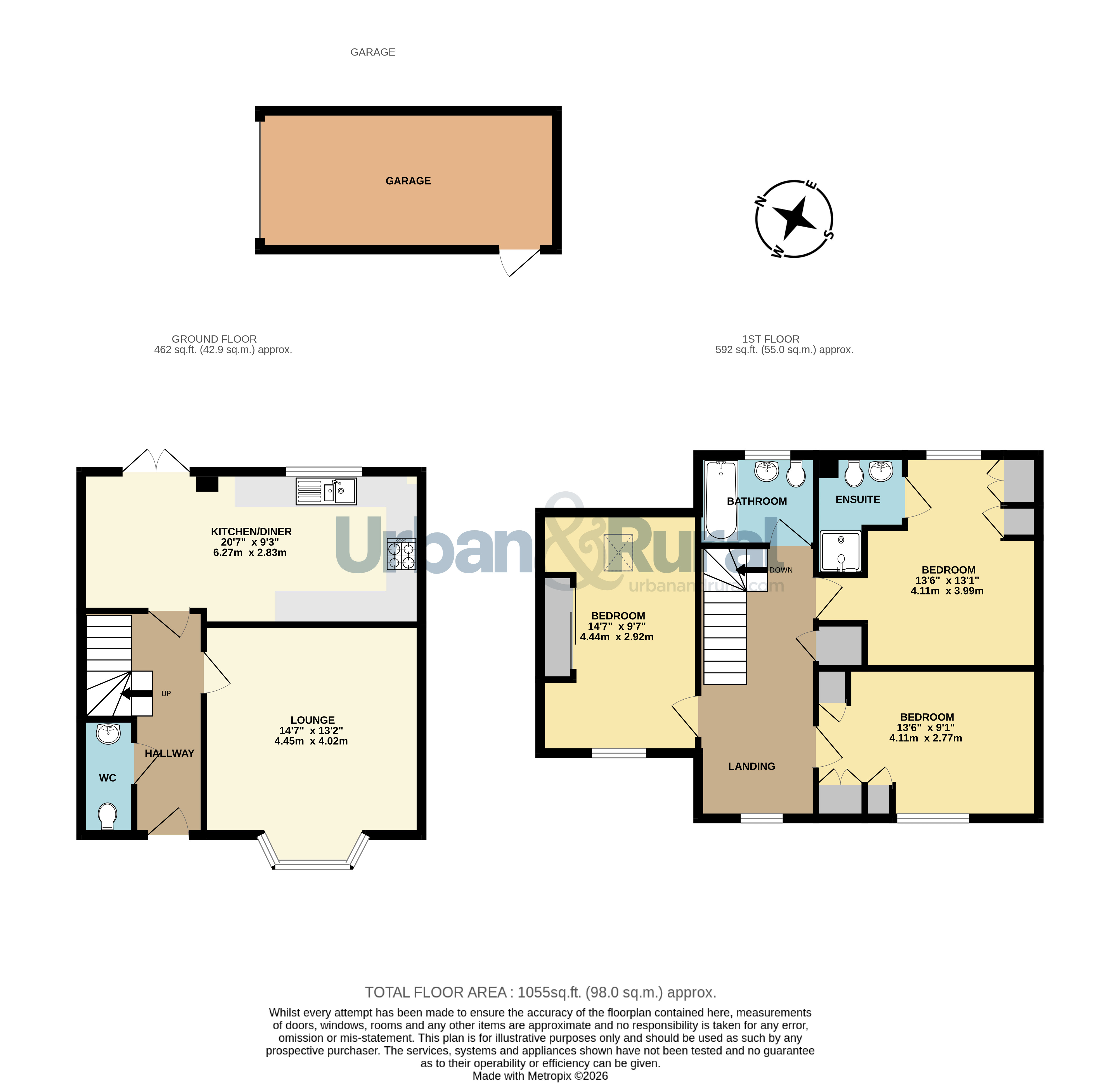 41, Woodpecker Close, Bedford floorplan