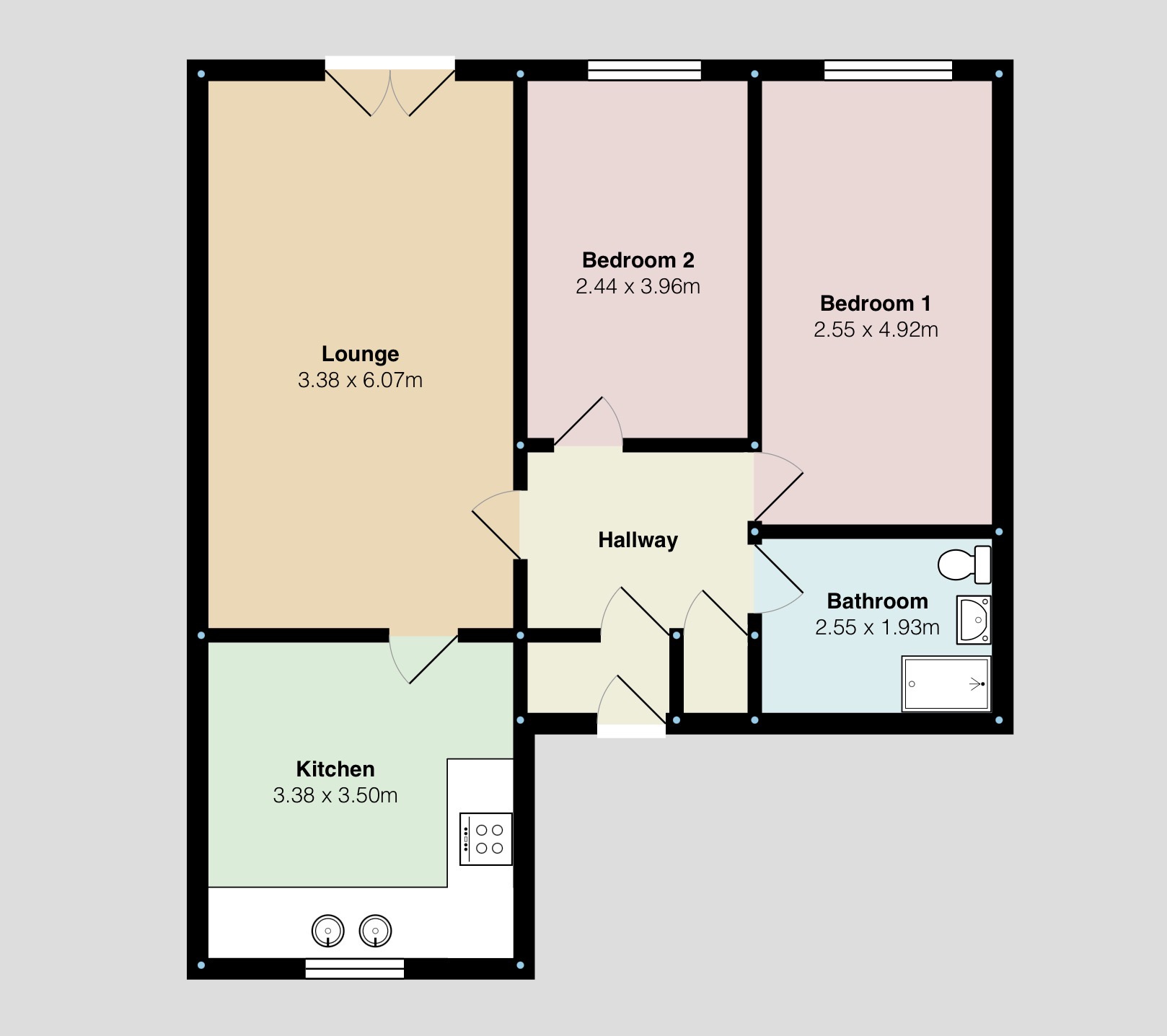 47, Boundary Road, Birmingham floorplan