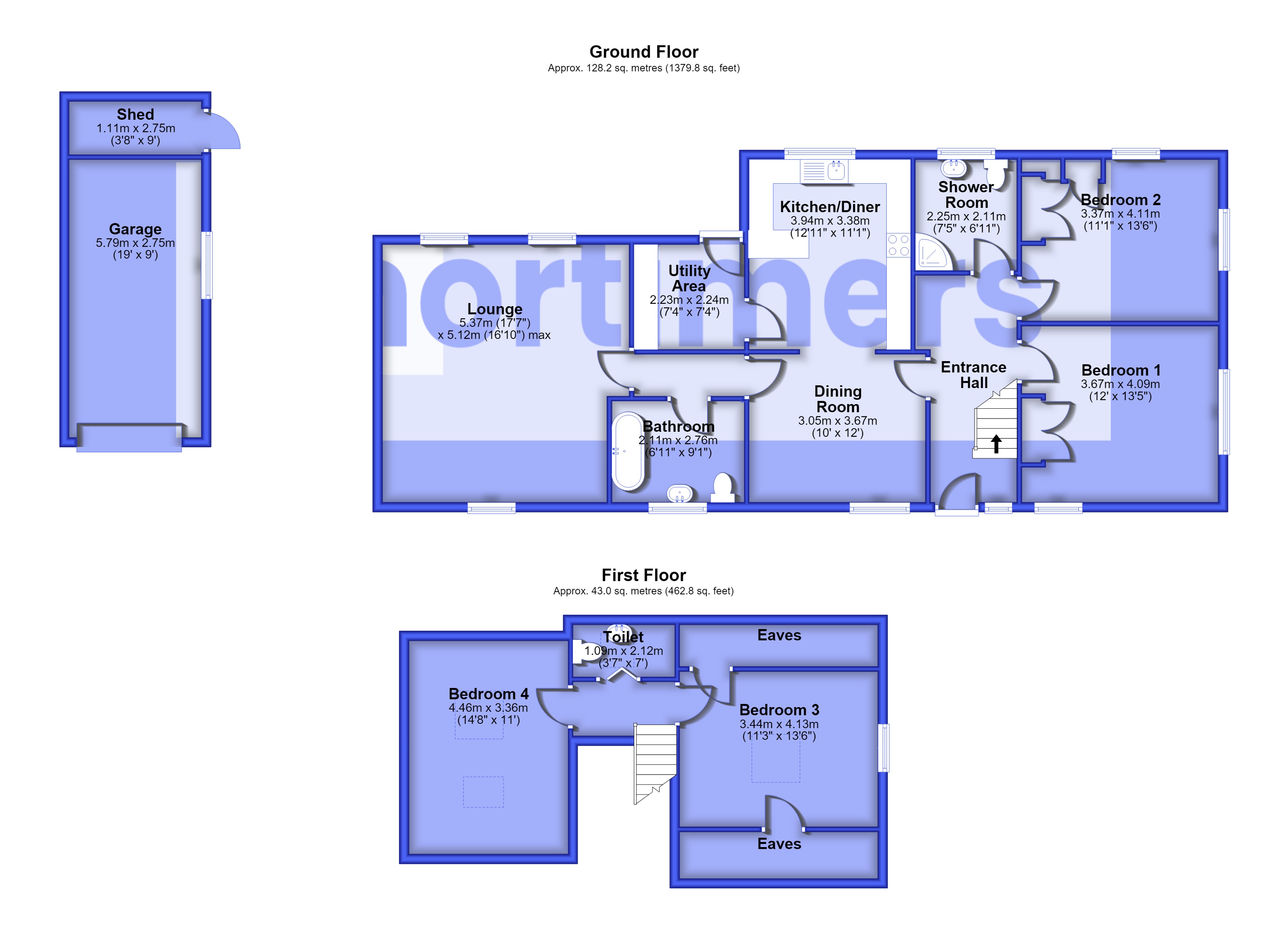 10, Ribblesdale Avenue, Blackburn floorplan