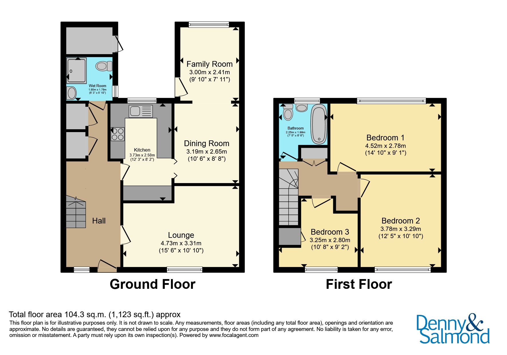 54, Orford Way, Malvern floorplan