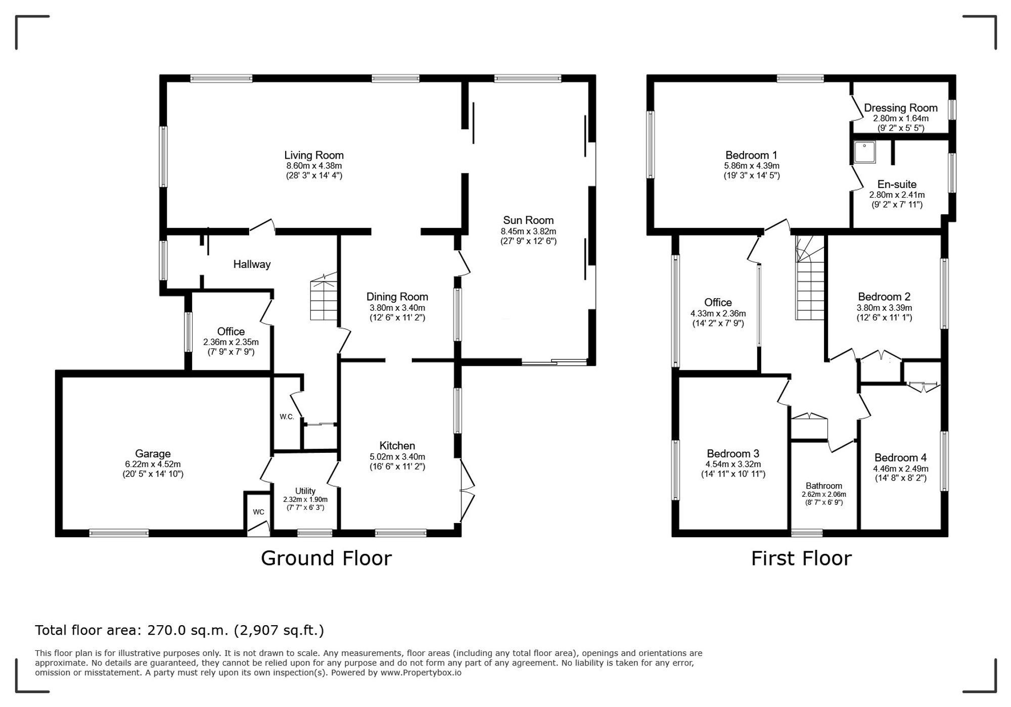 2 Chanctonbury Way, Crawley floorplan