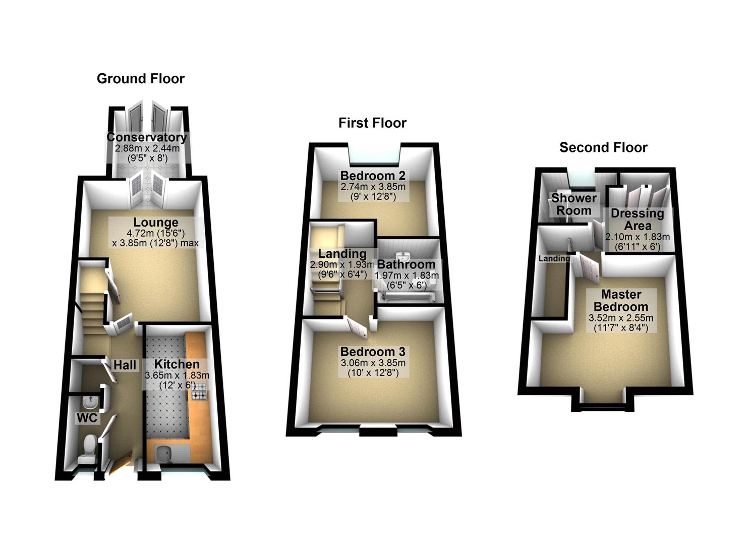 3 bed town house for sale in The Heys, AshtonUnderLyne OL6 Zoopla