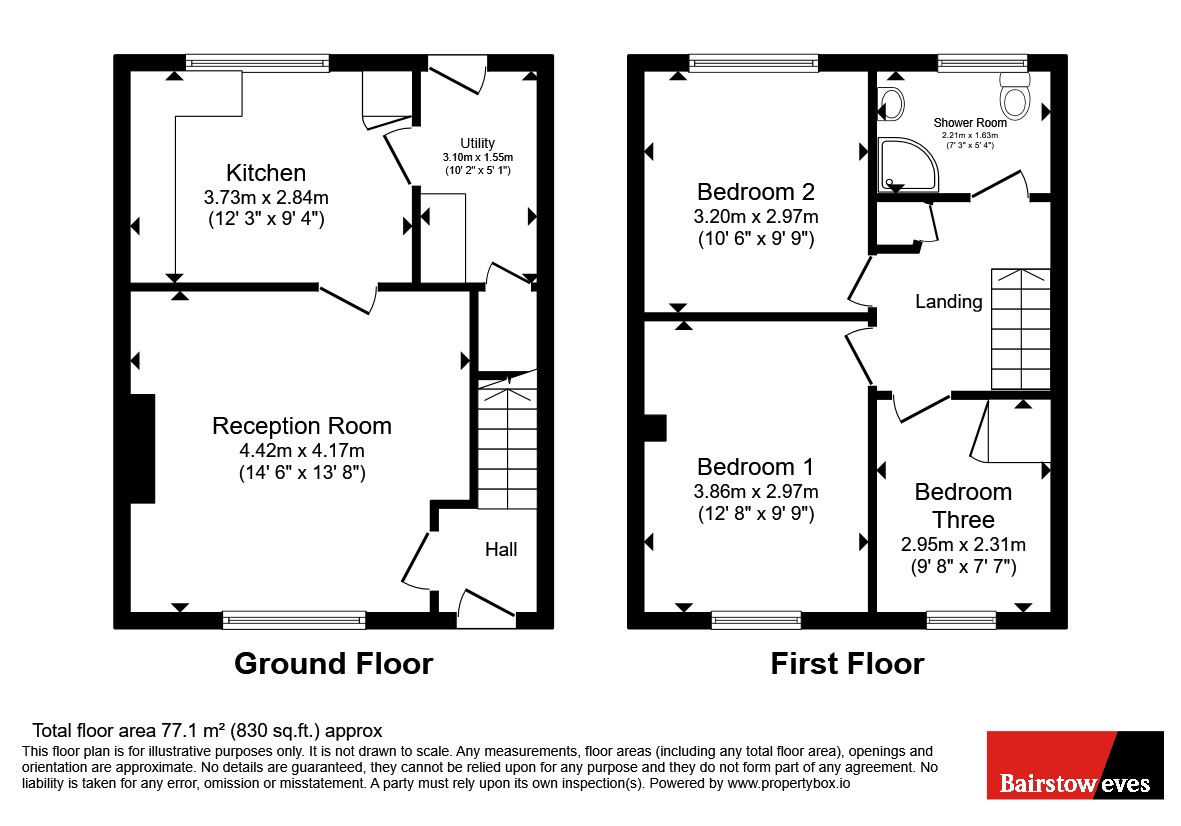 73, Pastures Avenue, Nottingham floorplan