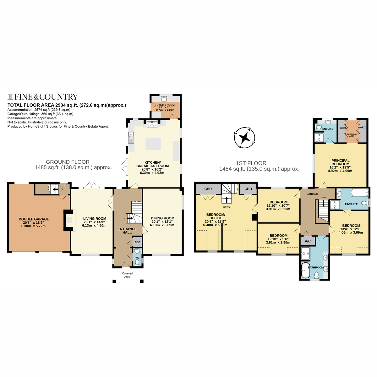 Flat The Rosery, 6, St. Georges Drive, Diss floorplan