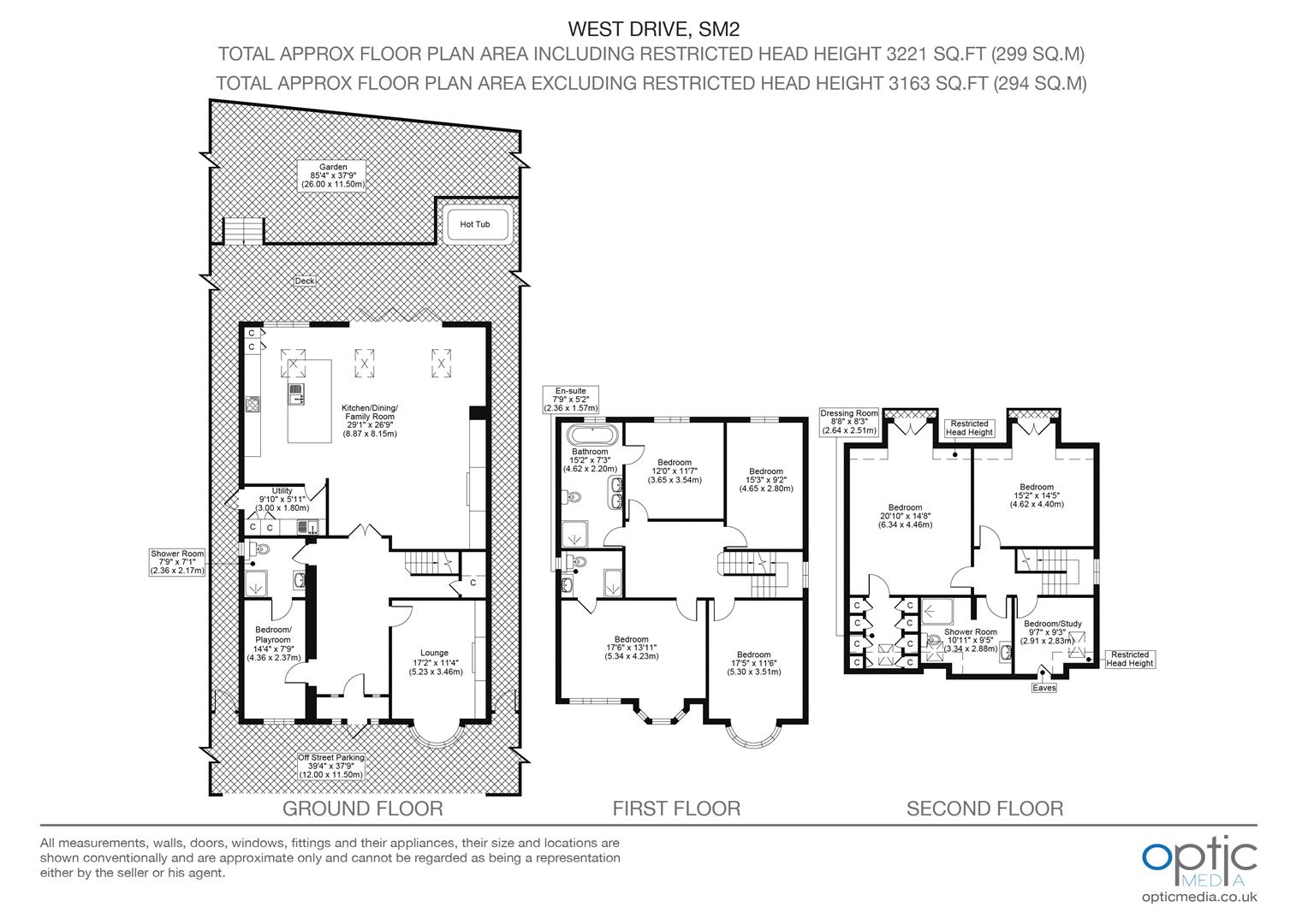 64, West Drive, South Cheam floorplan