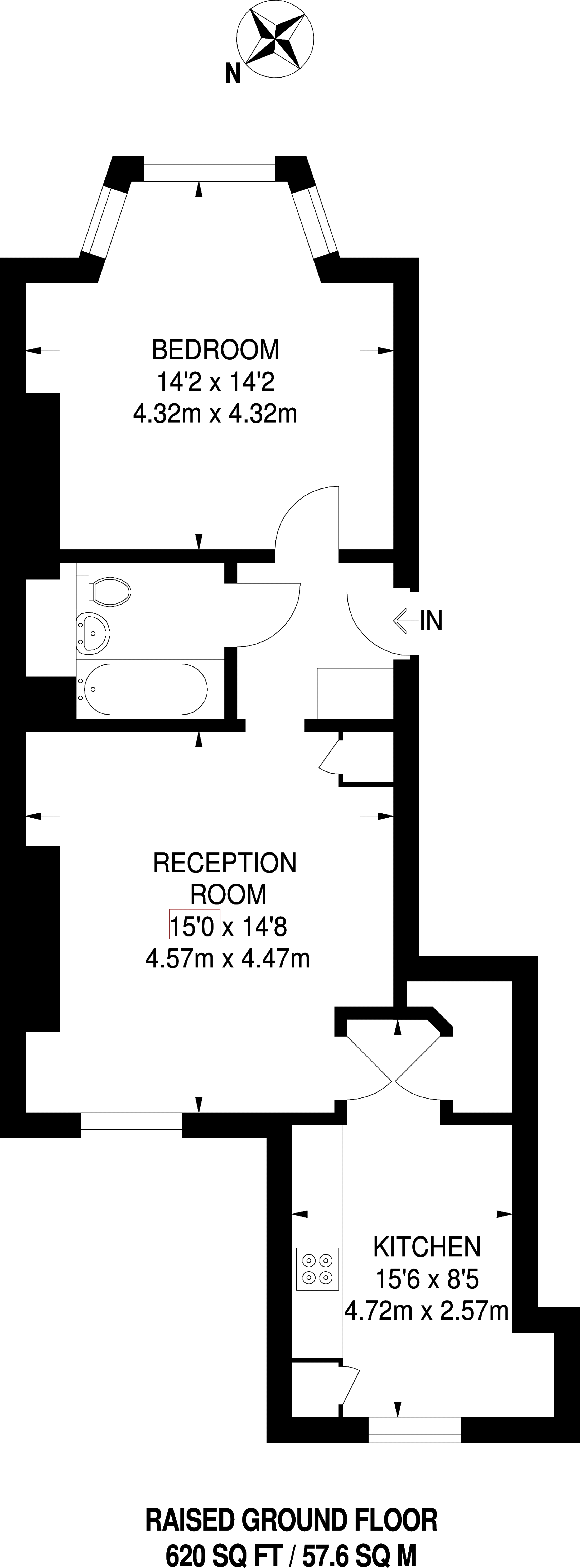 1 Bedrooms Flat to rent in Steeles Road, Belsize Park NW3