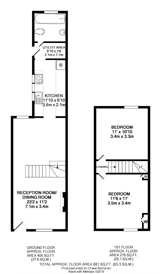 2 Bedrooms Cottage to rent in Napier Road, Isleworth TW7