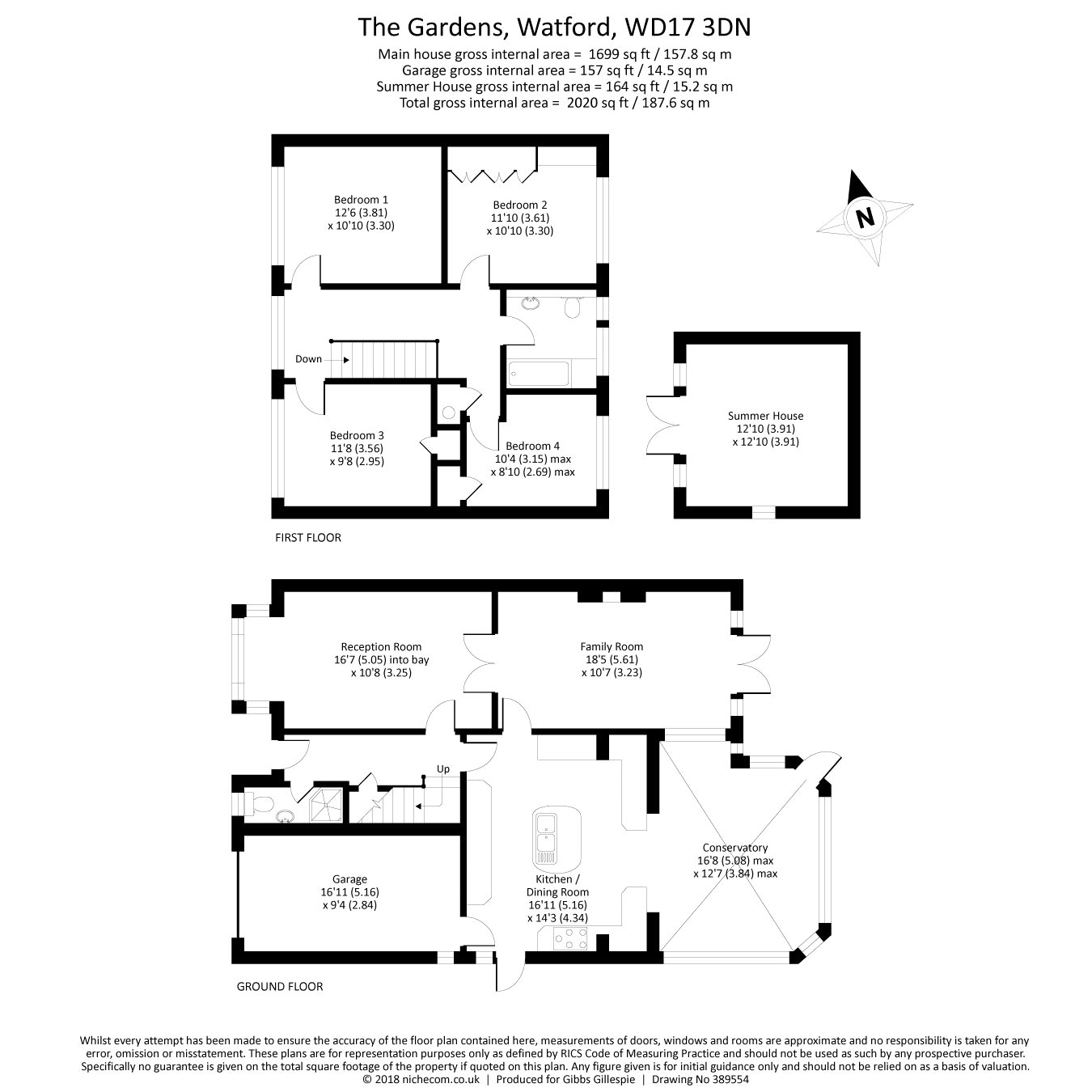 4 Bedrooms Detached house for sale in The Gardens, Watford, Hertfordshire WD17