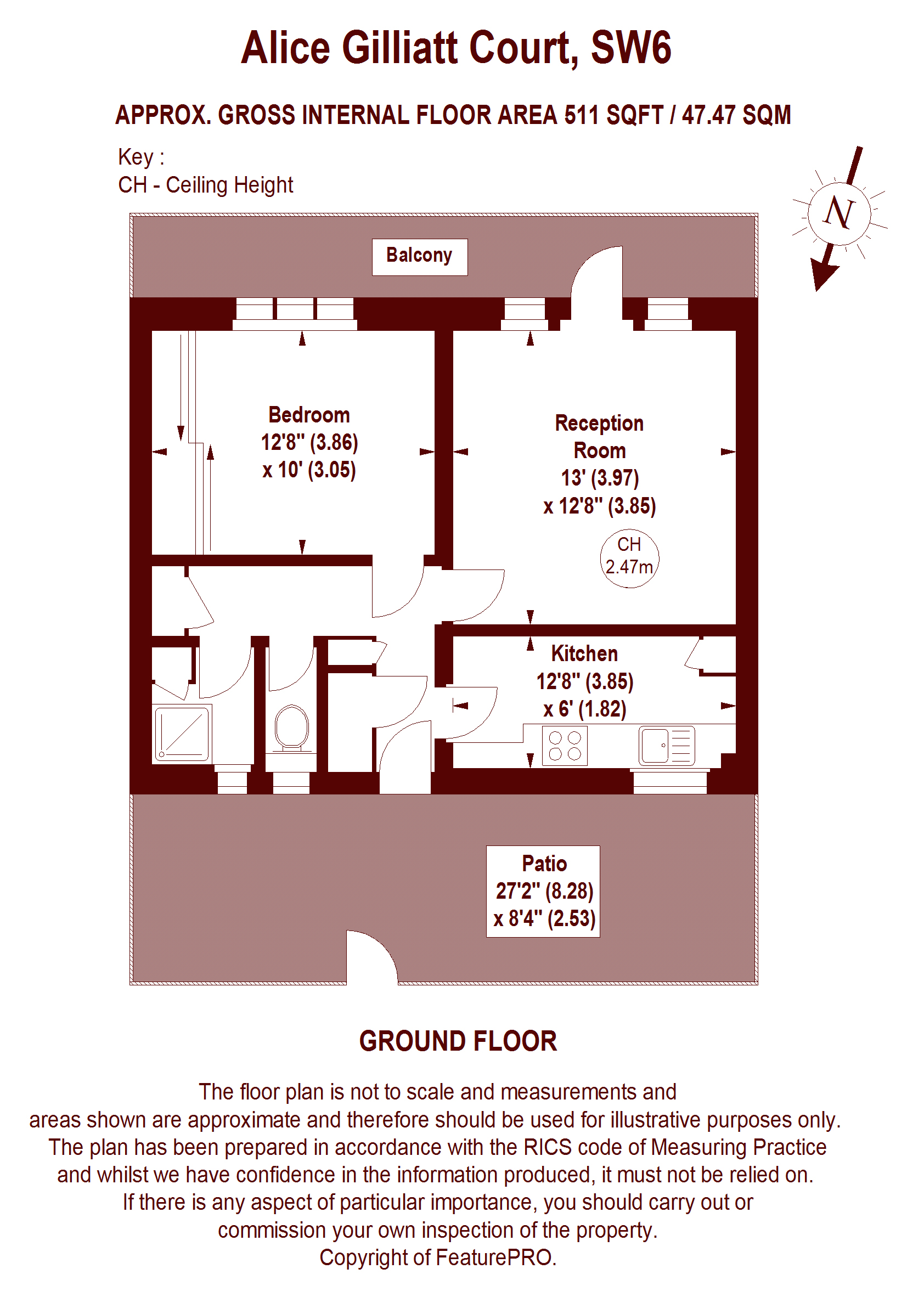 1 Bedrooms Flat for sale in Alice Gilliatt Court, Star Road, London W14