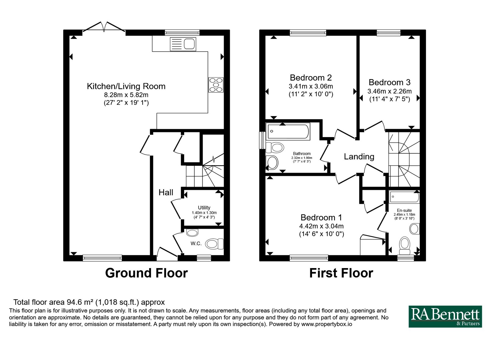 83, Poplar Drive, Stratford-upon-Avon floorplan