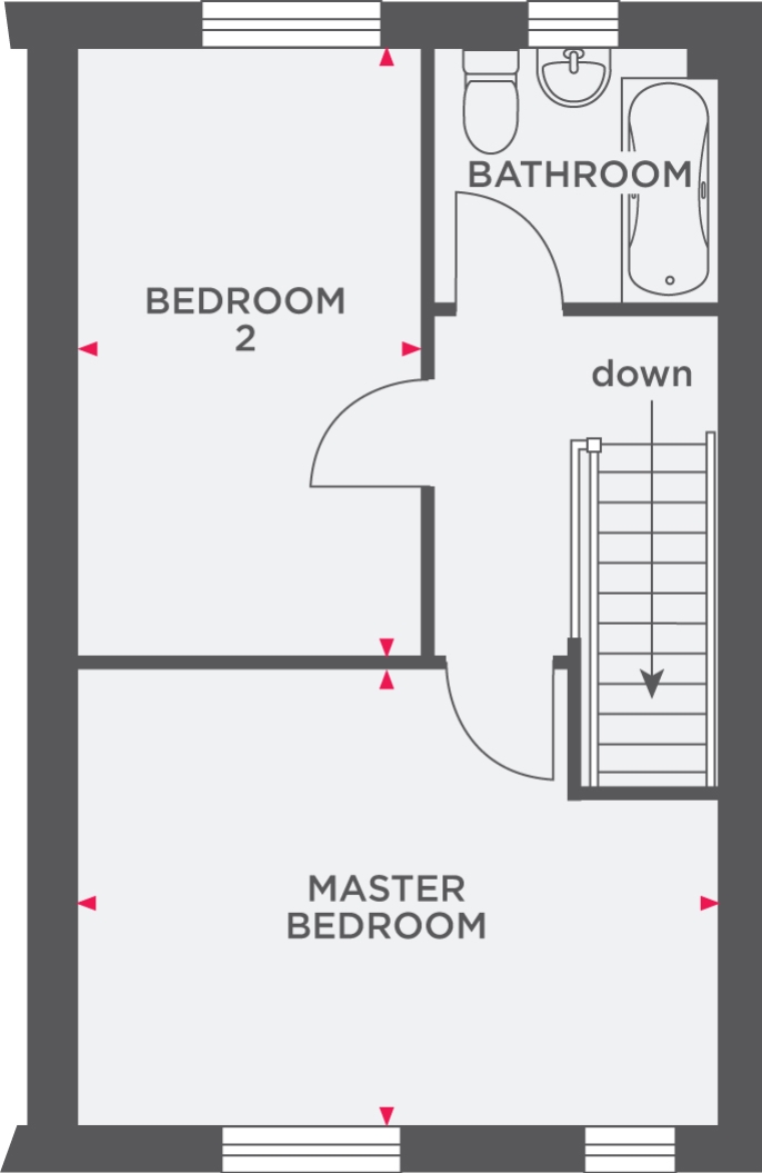 Plot 82, The Brahms at Molbrook, South Molton floorplan
