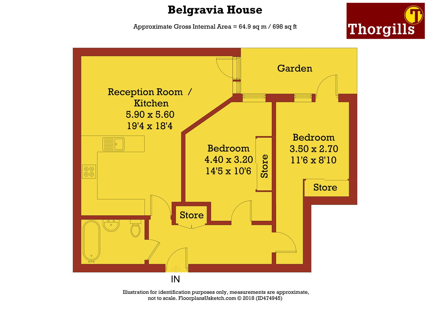 2 Bedrooms Flat to rent in Longfield Avenue, Ealing, London W5