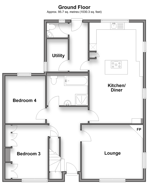 Argyle Road, Whitstable floorplan