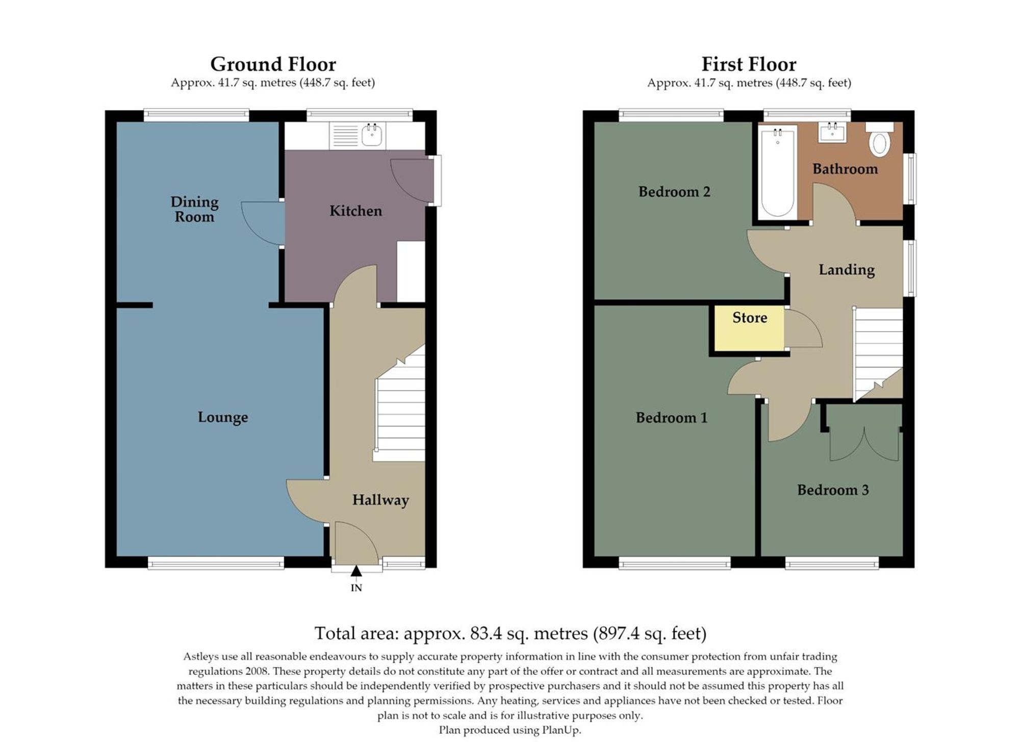 10, Three Cliffs Drive, Swansea floorplan