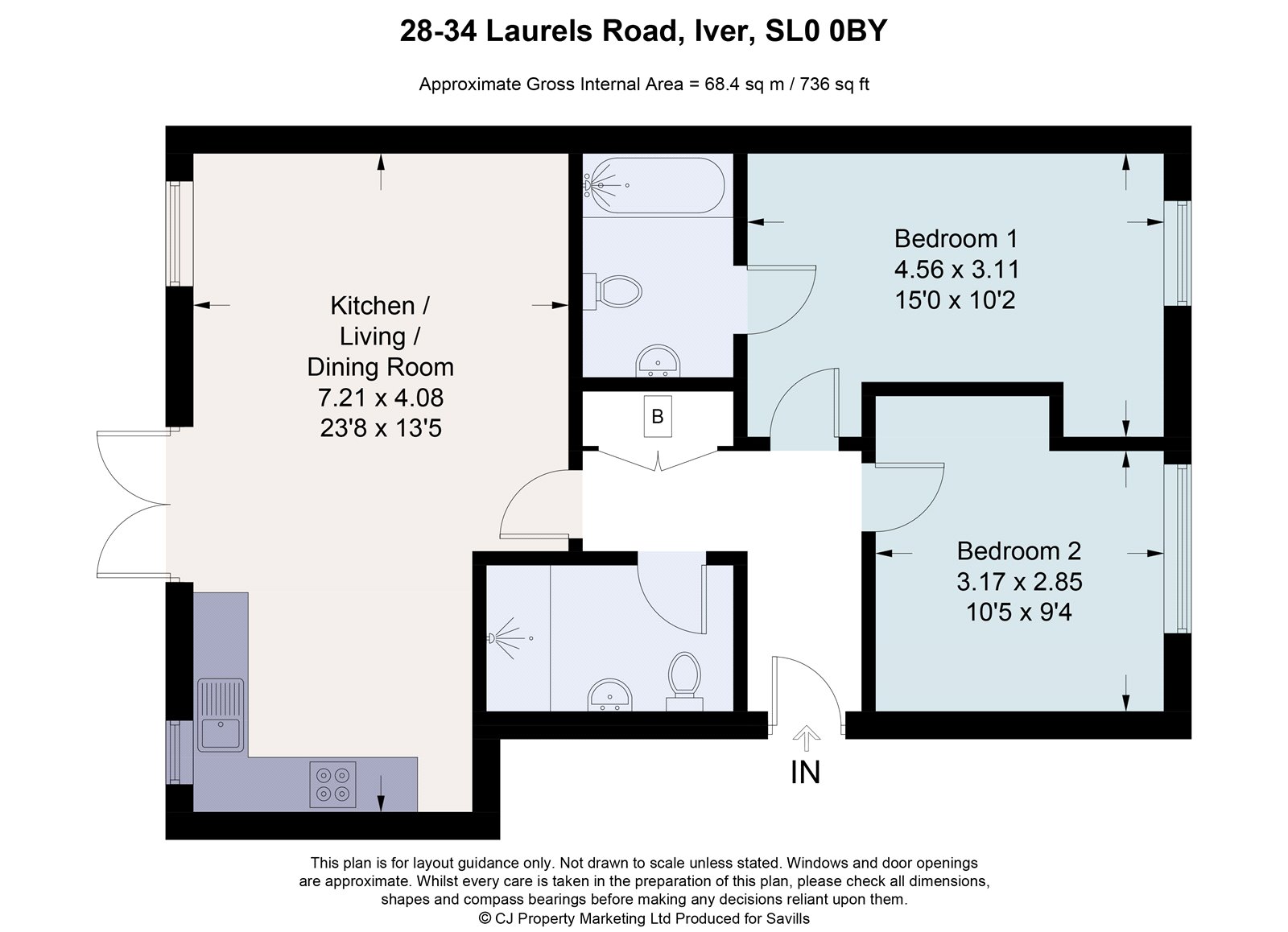 (Flat 2), 30, Laurels Road, Buckinghamshire floorplan