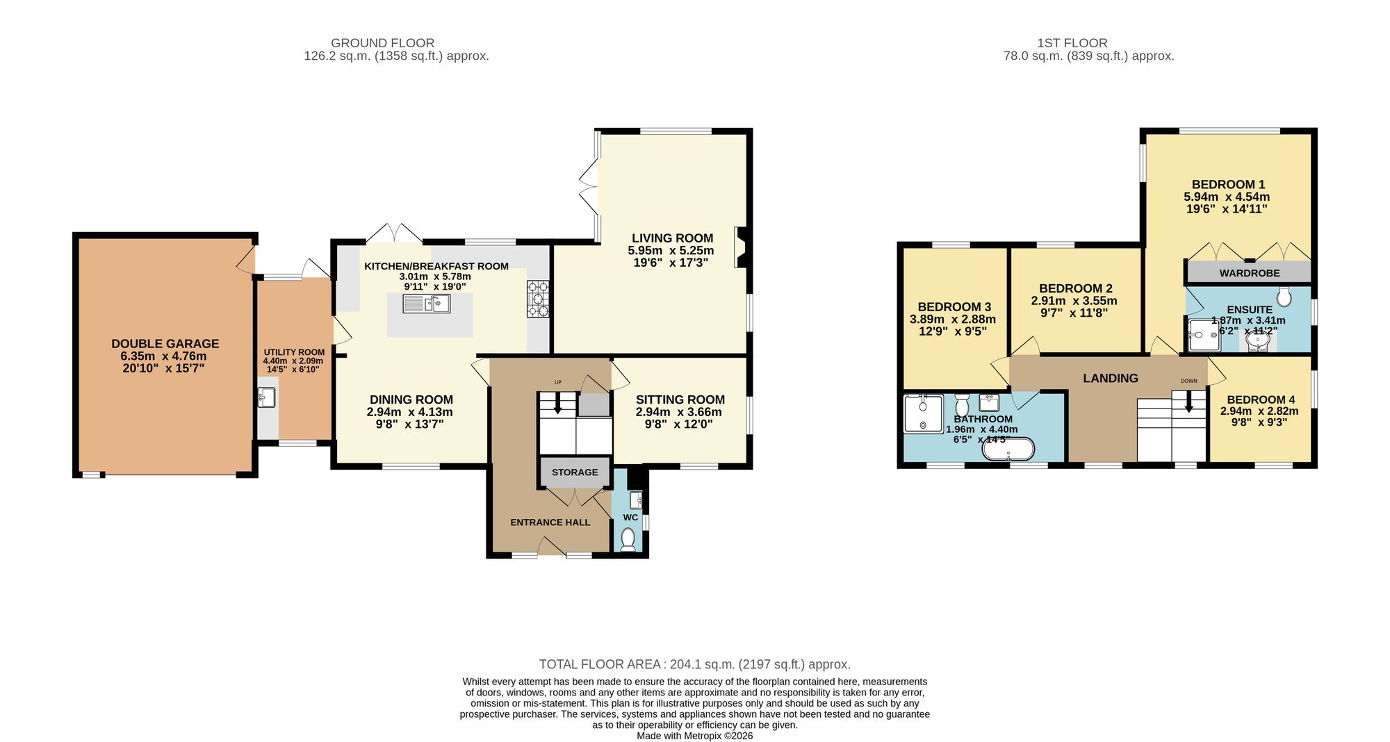 20 The Greenway, Worksop floorplan