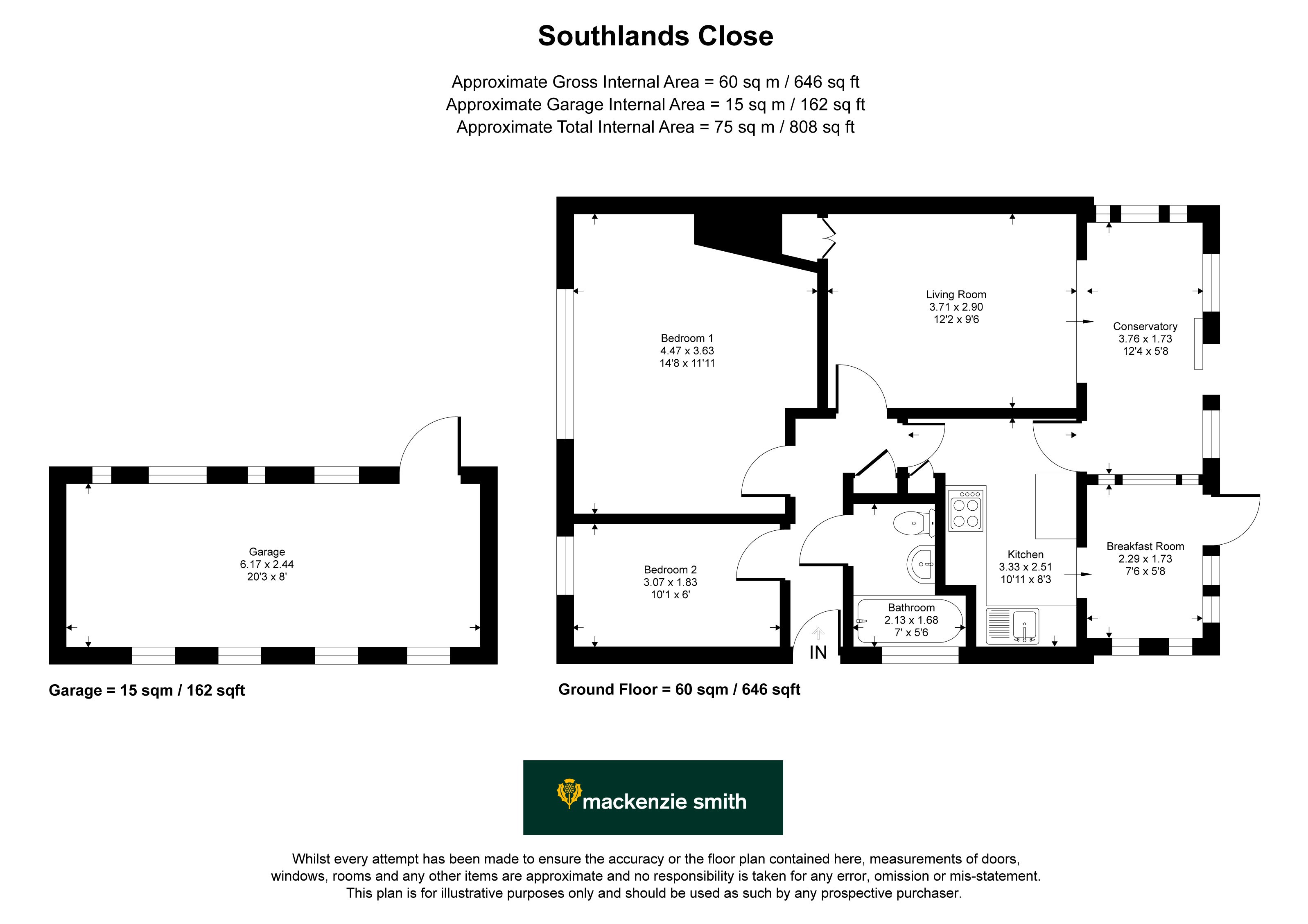 14, Southlands Close, Guildford floorplan