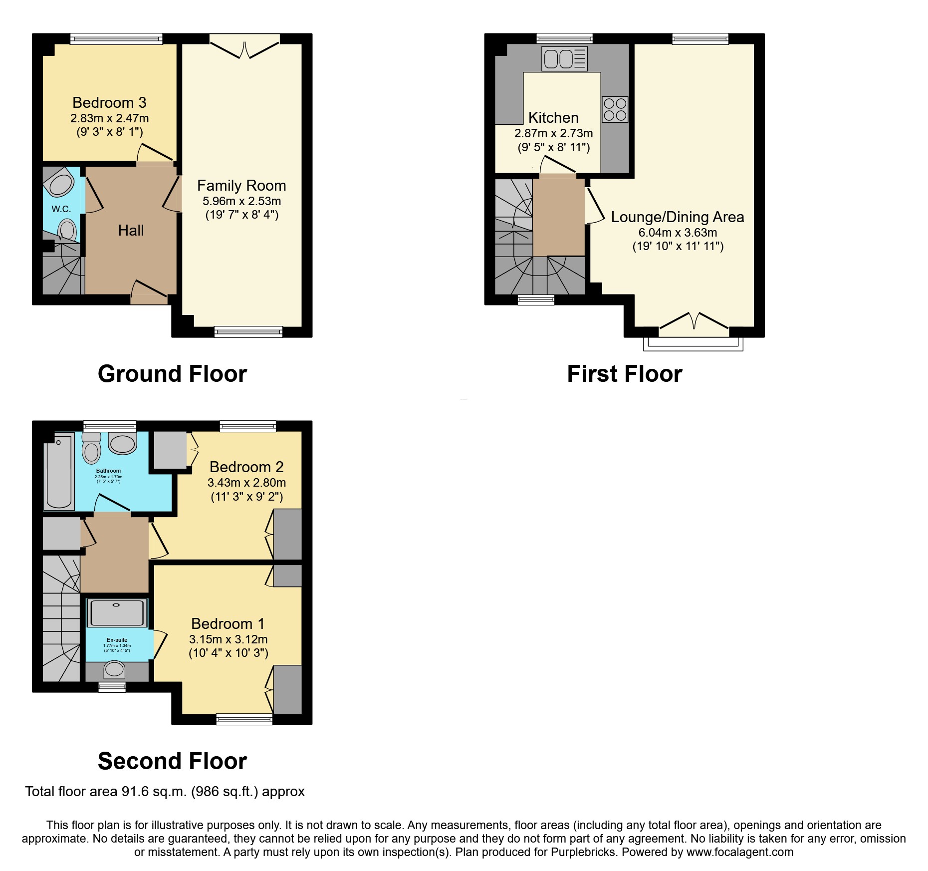 11, Plantin Road, Nottingham floorplan