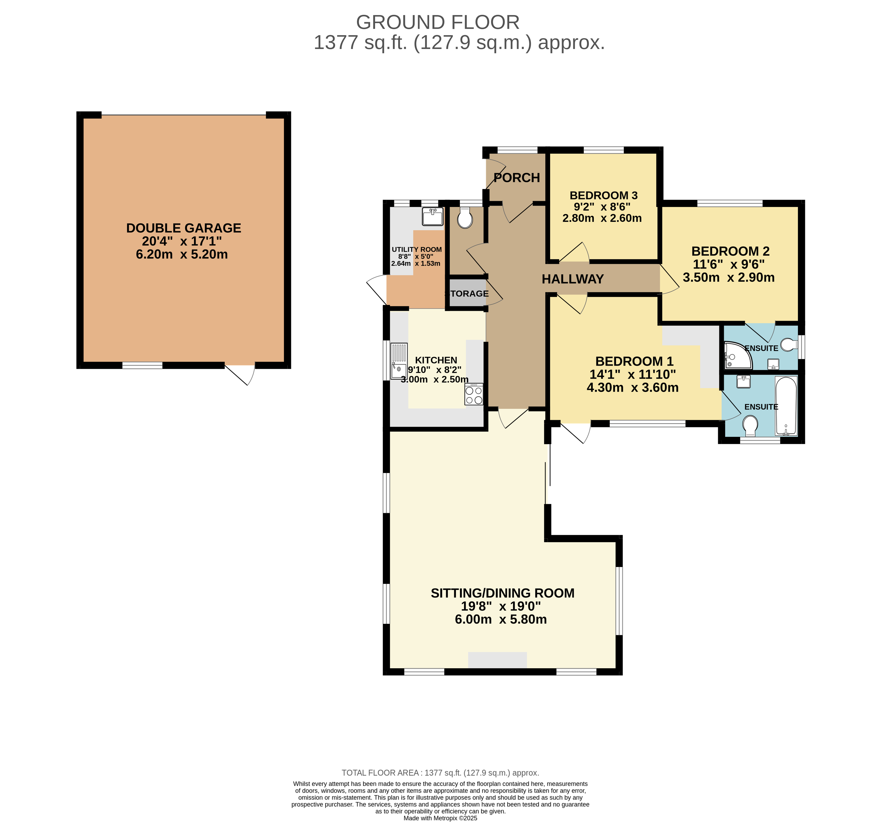 Four Gables, Taylors Farm, Straight Road, Battisford floorplan