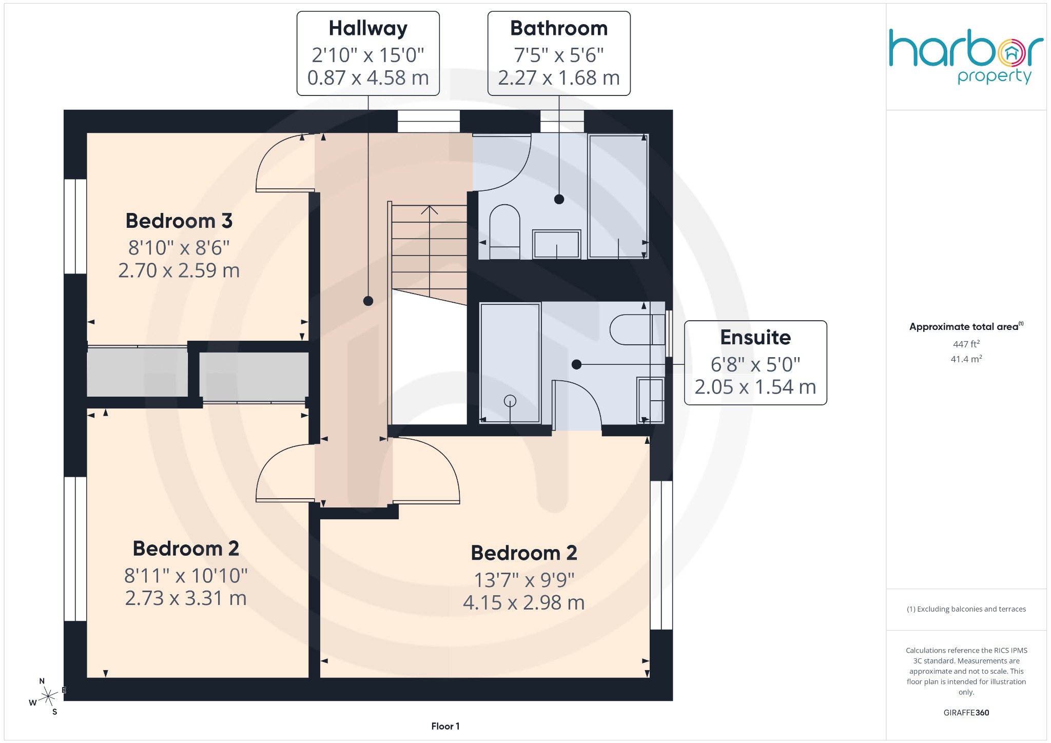 41, Barony Drive, Glasgow floorplan