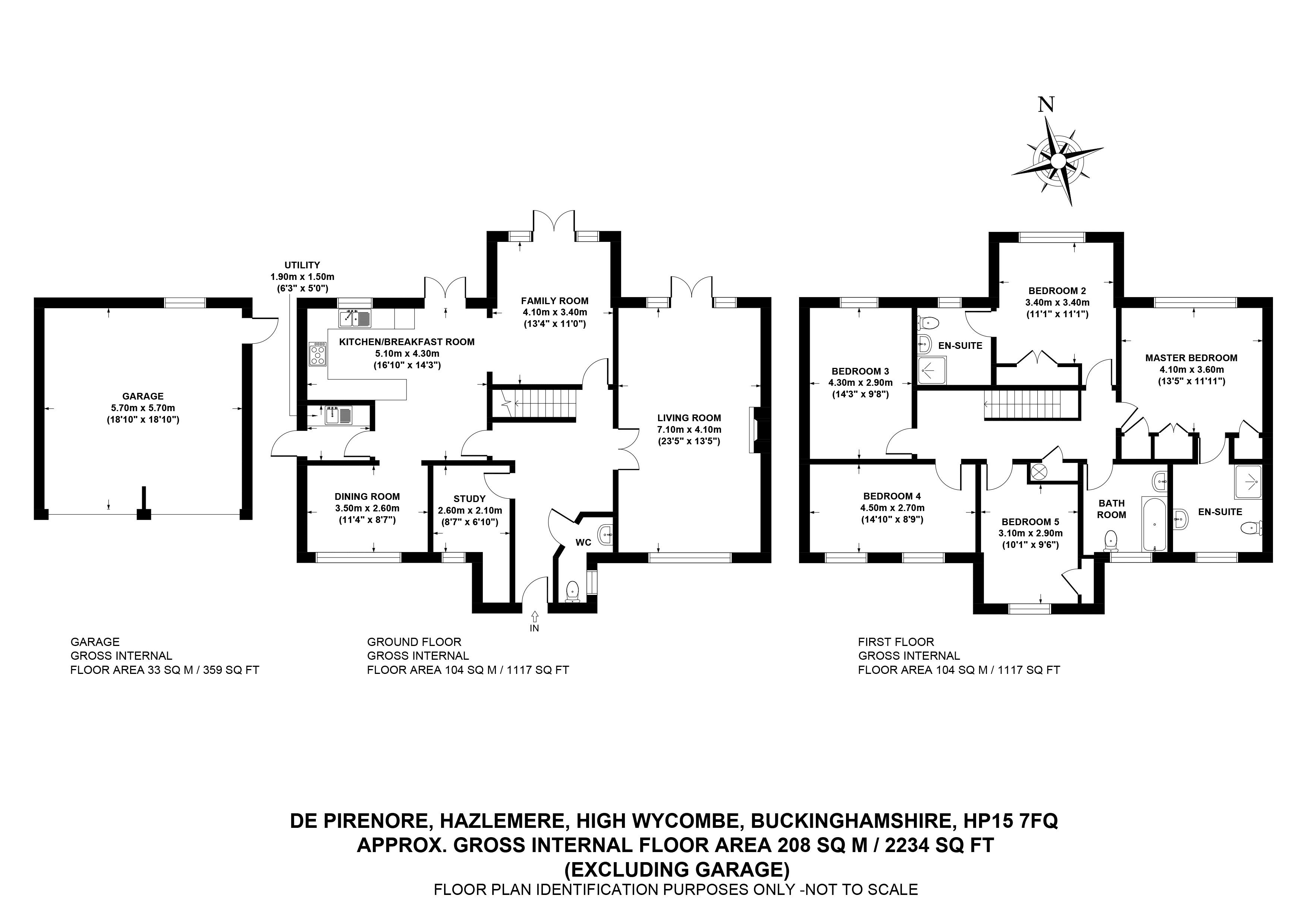 5 Bedrooms Detached house for sale in De Pirenore, Hazlemere, High Wycombe HP15